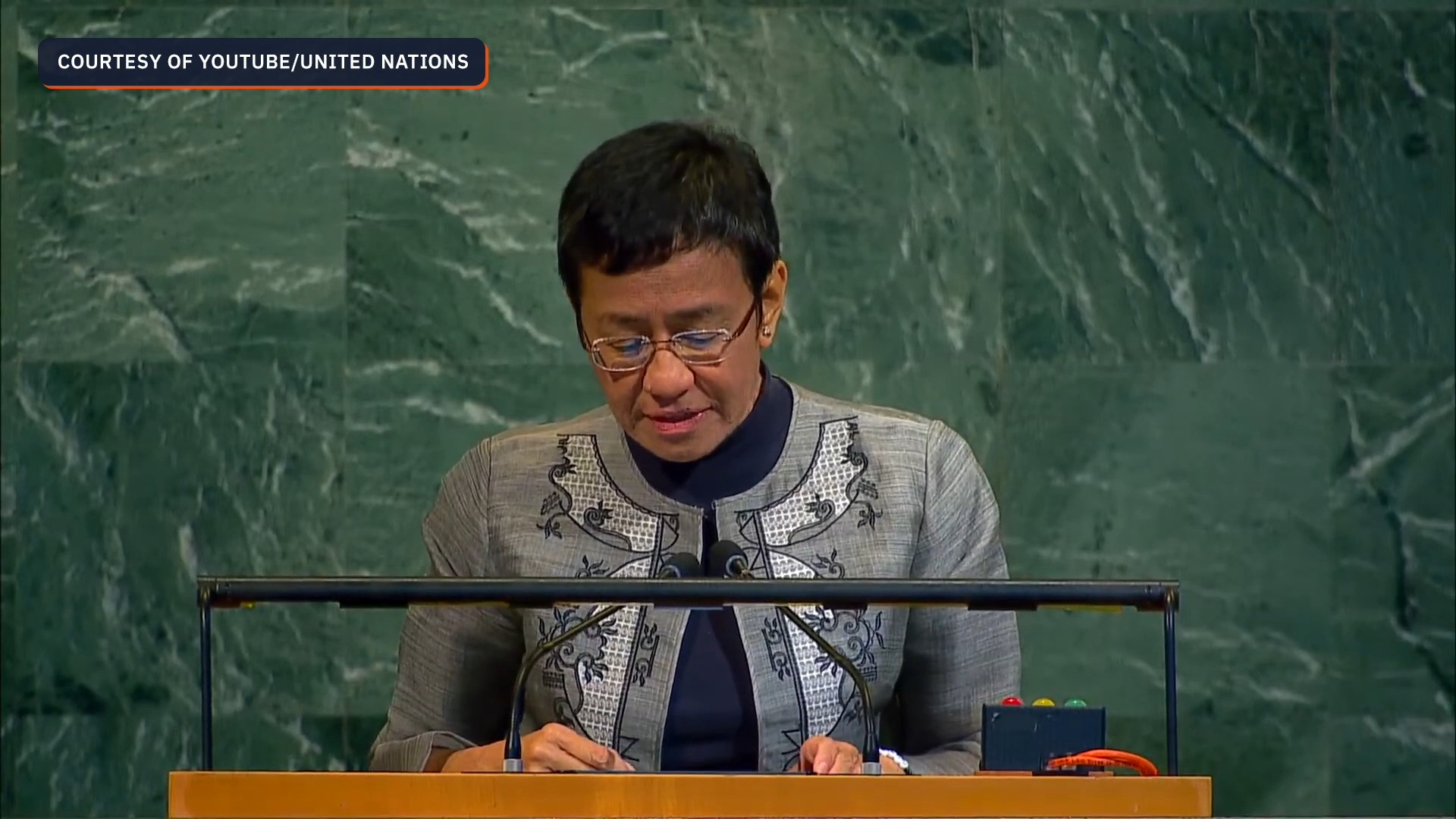 Maria Ressa at UNGA 80th anniv: 'Information integrity is the mother of ...