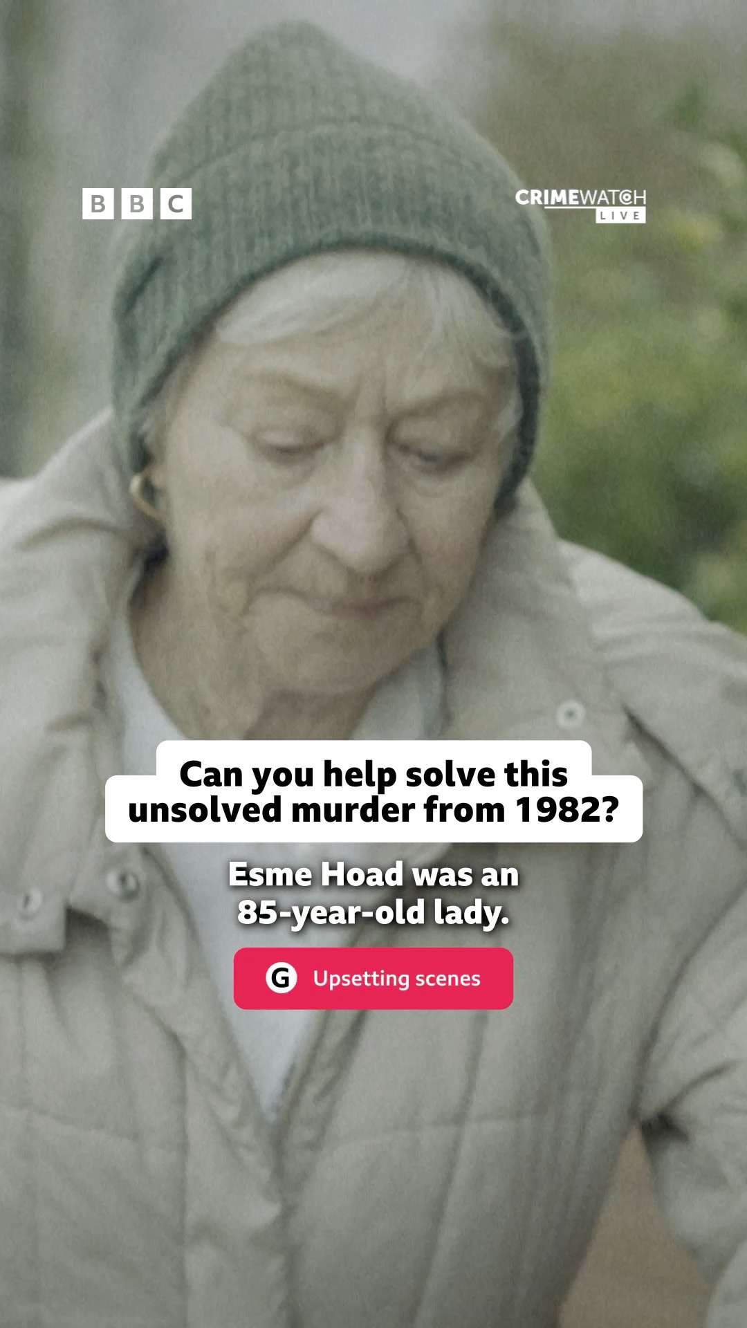 82 year old Esme Hoad was found dead... - BBC Crimewatch Live | Facebook