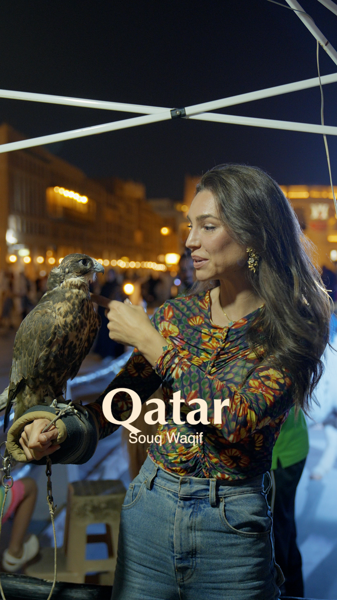 A bustling market where you can hold a falcon and sample the most ...