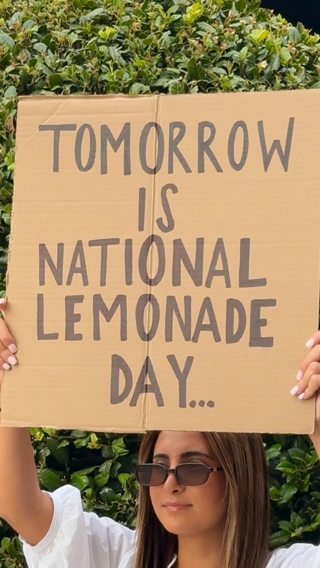 This is your sign… to treat yourself to a $2 LEMONADE at Corner Bakery ...