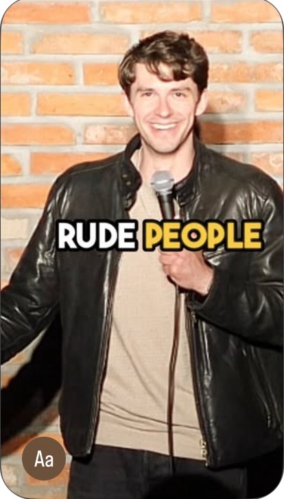 Comedian battles rude person 😂💀 #reels #funny #standupcomedy #explore # ...