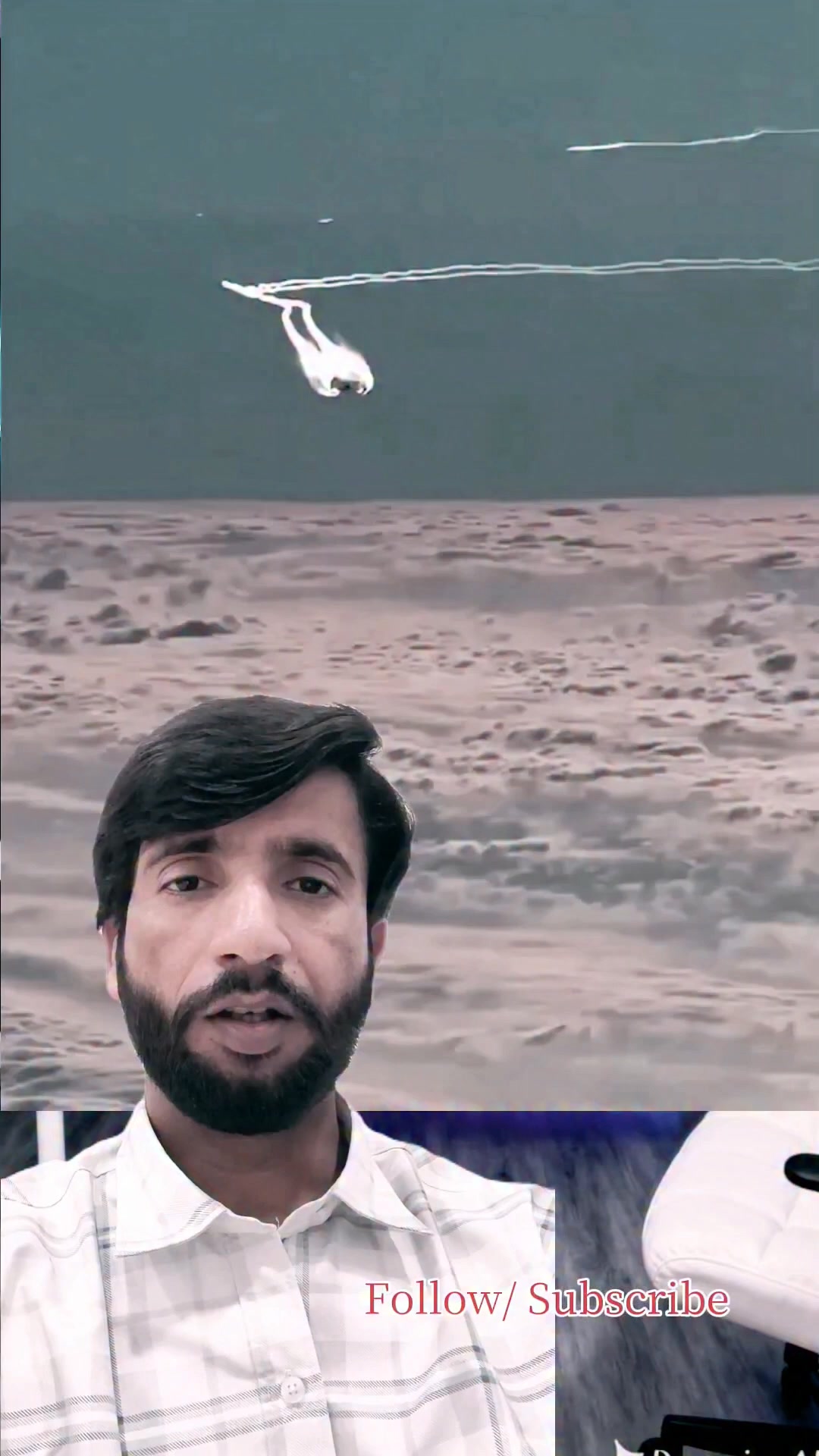 Why does a white line appear in the sky when a plane flies? 🤔 #reels # ...