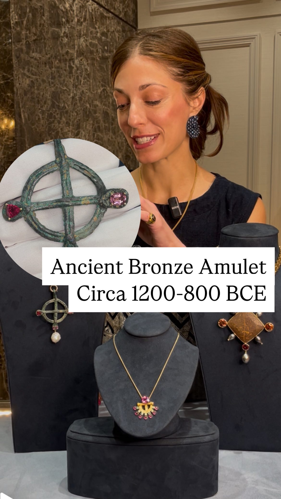 An ancient Bactrian bronze amulet from circa 1200-800 BCE becomes a ...