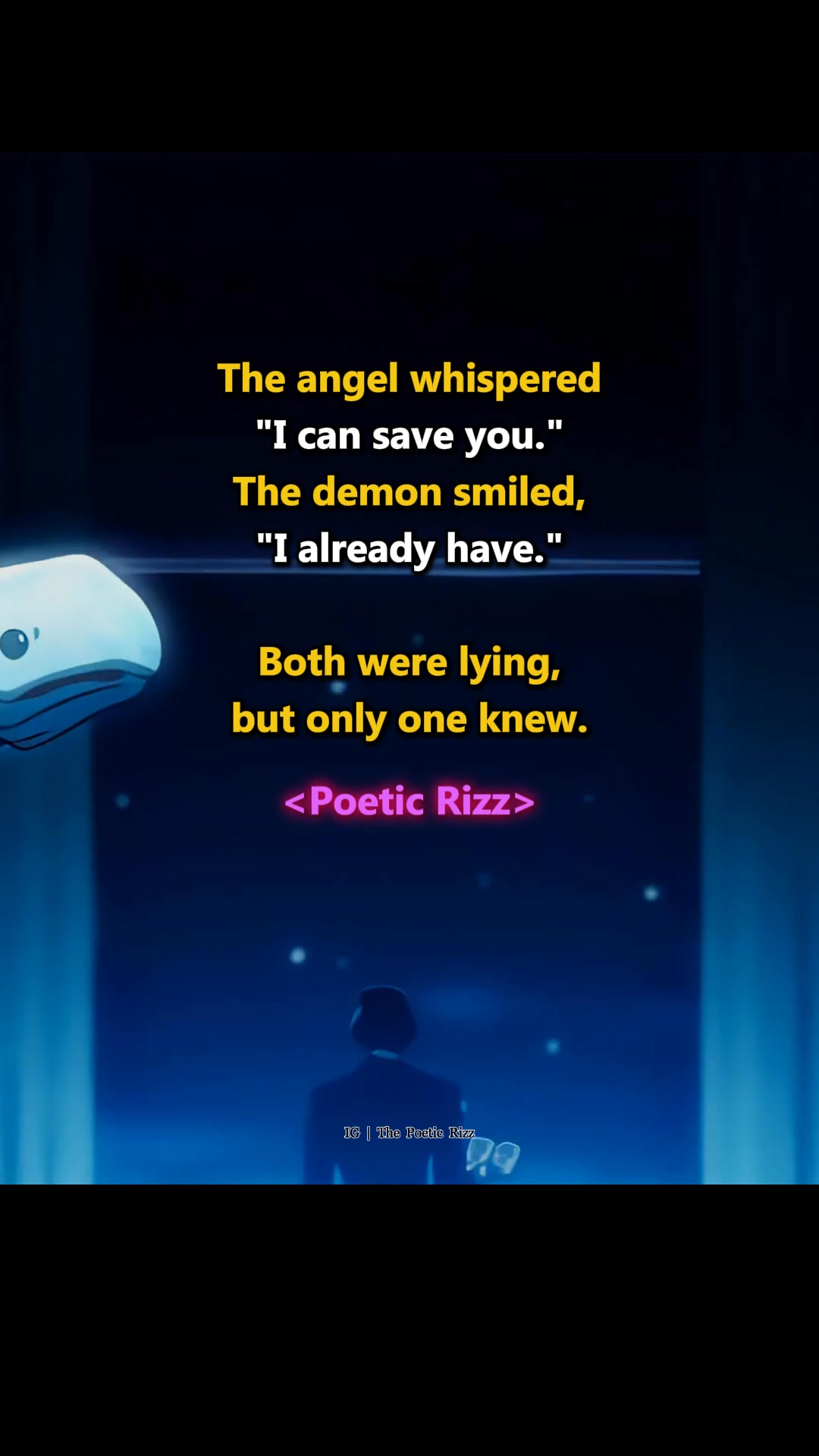 The angel whispered 