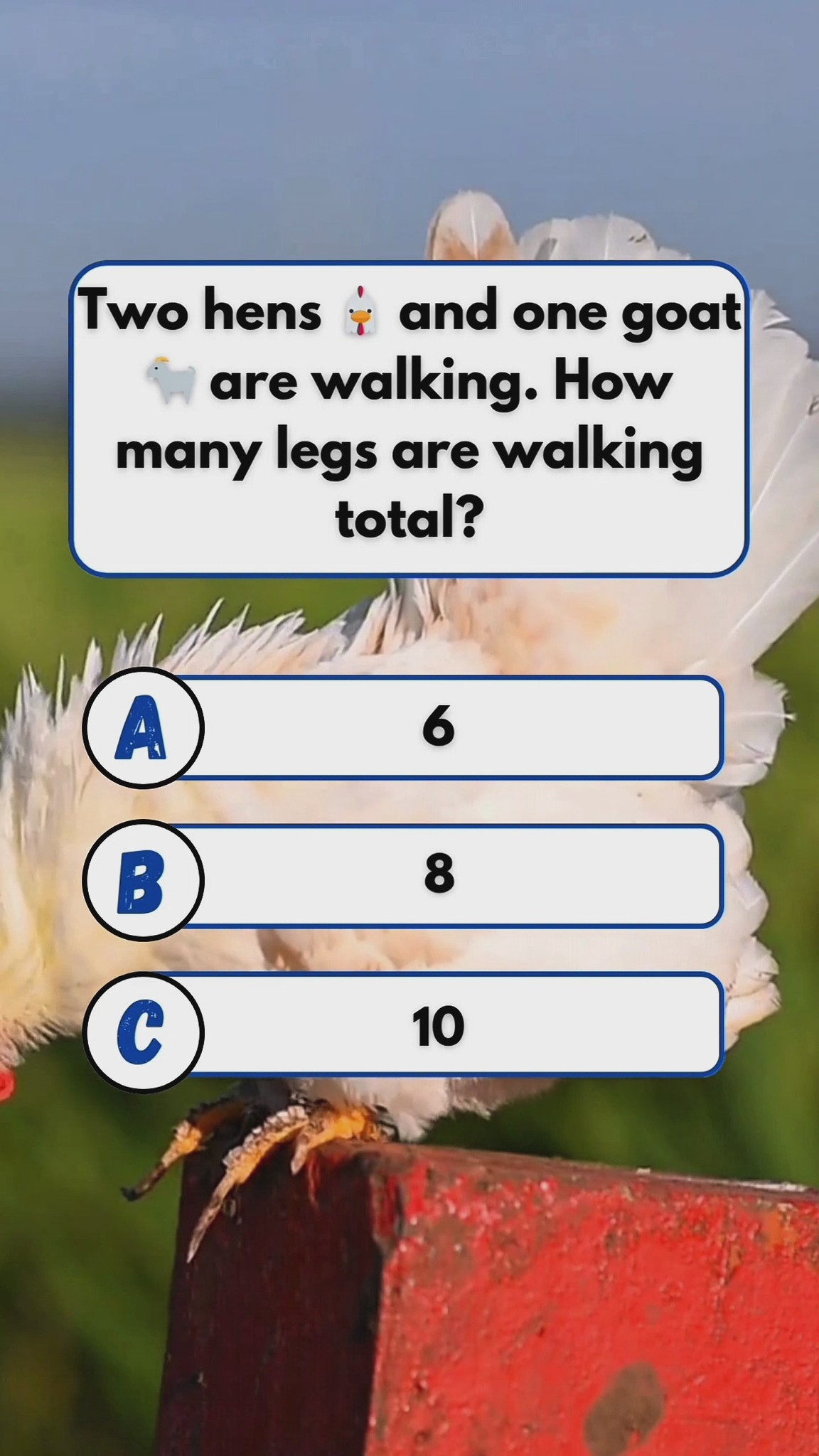 Count Those Legs — Fast! 🐥👀 #quiz #riddles #trivia | Pediabox Lagecy ...