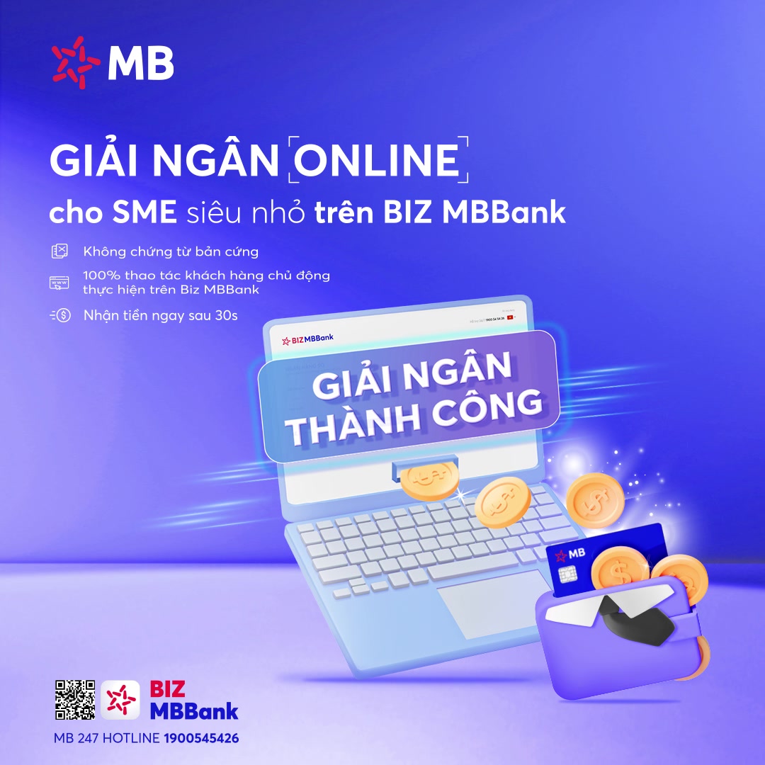 MBBank - TÍNH NĂNG GIẢI NGÂN TRÊN ỨNG DỤNG BIZ MBBANK CHO...