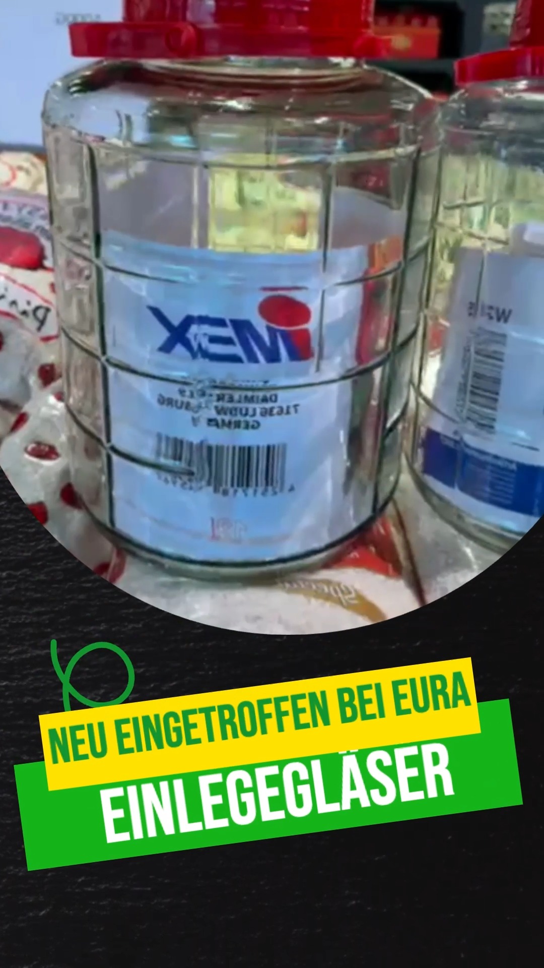 Neu eingetroffen bei EURA 🛒, Einlegegläser – perfekt für Torshi und mehr!, Ab sofort bei uns im Sortiment erhältlich – ideal für alle, die frische Zutaten haltbar machen möchten., 📍 EURA Frischemarkt,