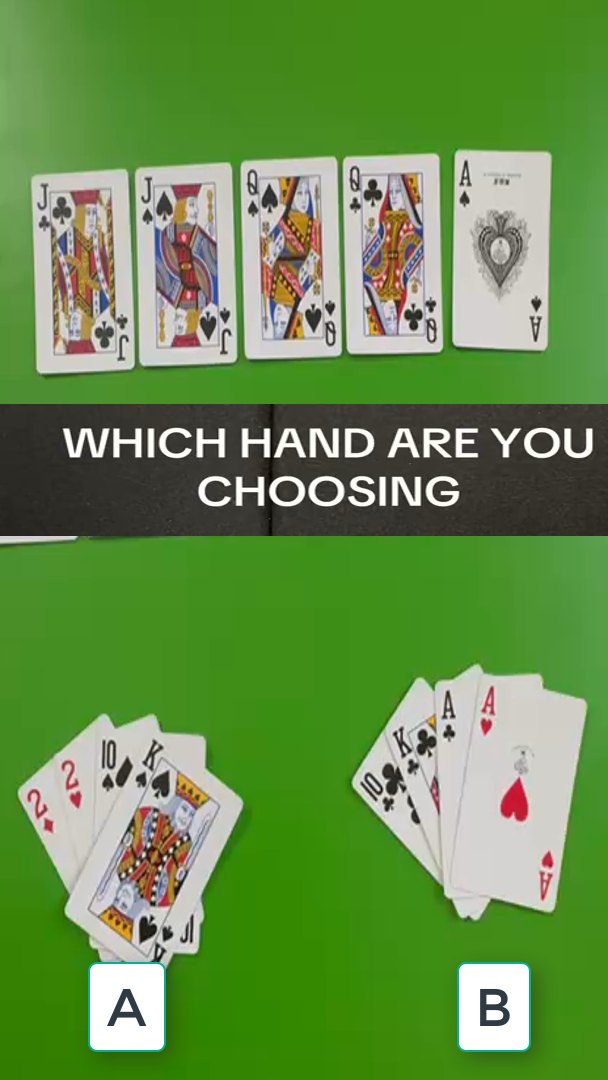 📍 Board (community cards): J♣ – J♠ – Q♠ – Q♣ – A♠ At first glance ...