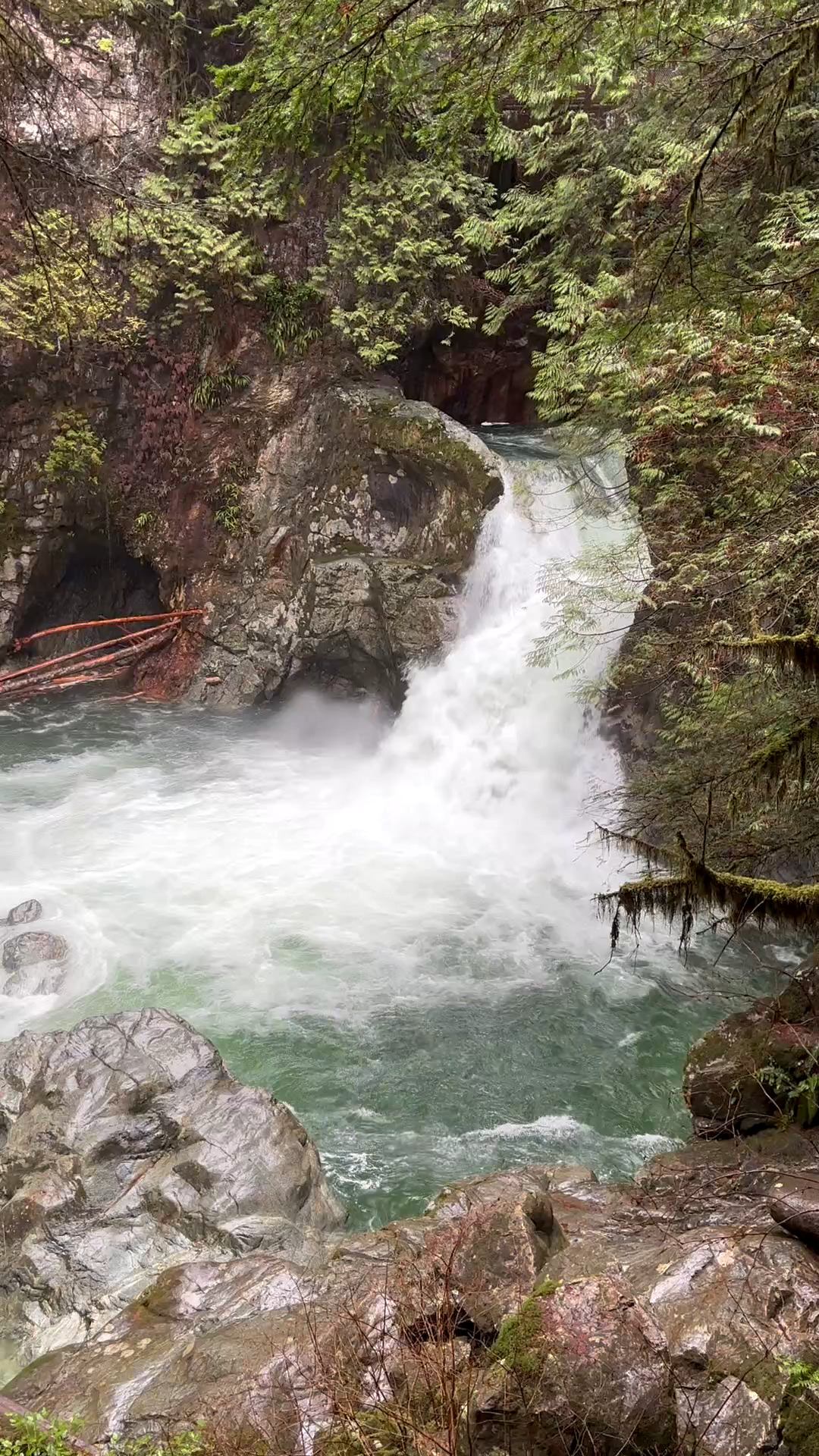 Twin Falls in North Vancouver is a popular waterfall to visit and