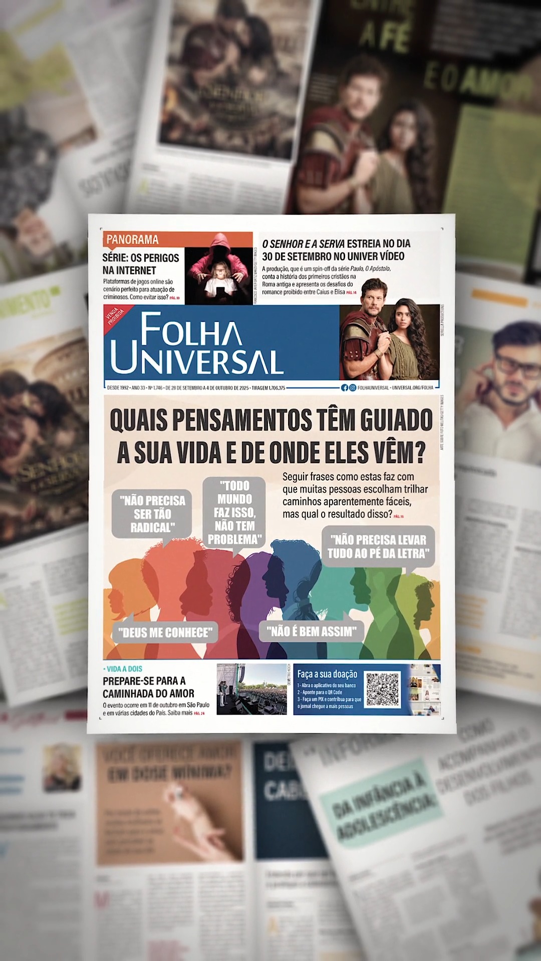 Quer fortalecer sua fé e se manter bem informado? 🗞️ Na próxima edição ...