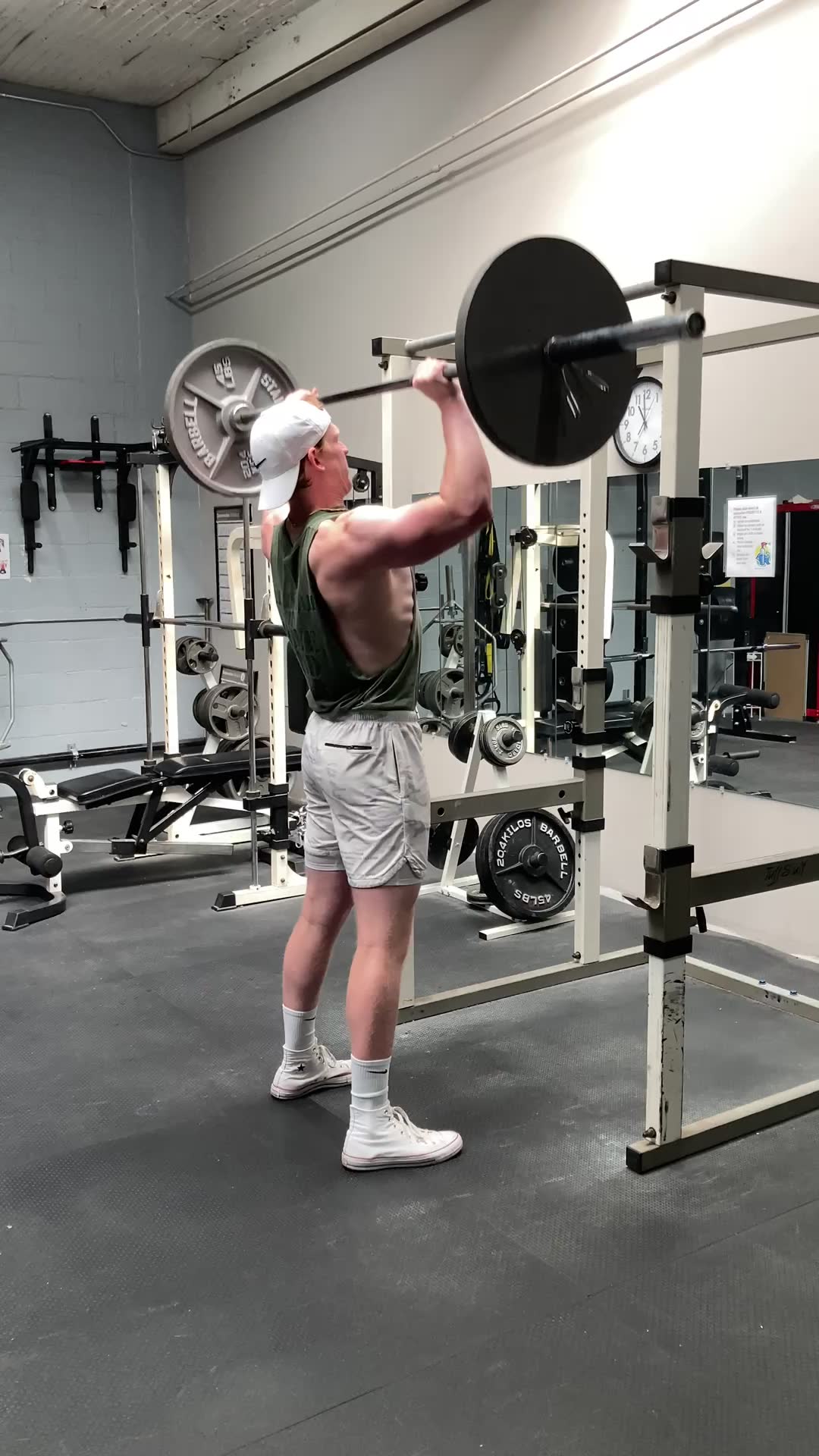 Client Spotlight: Sam Reid Moving some big weights today! 135 x 5 reps ...
