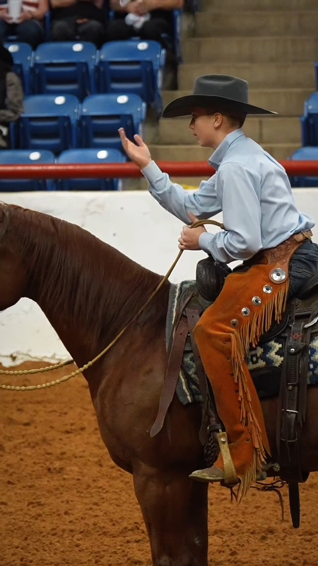 Few things as exhilarating as the Reined Cow Horse! At the 2026 FWSSR ...