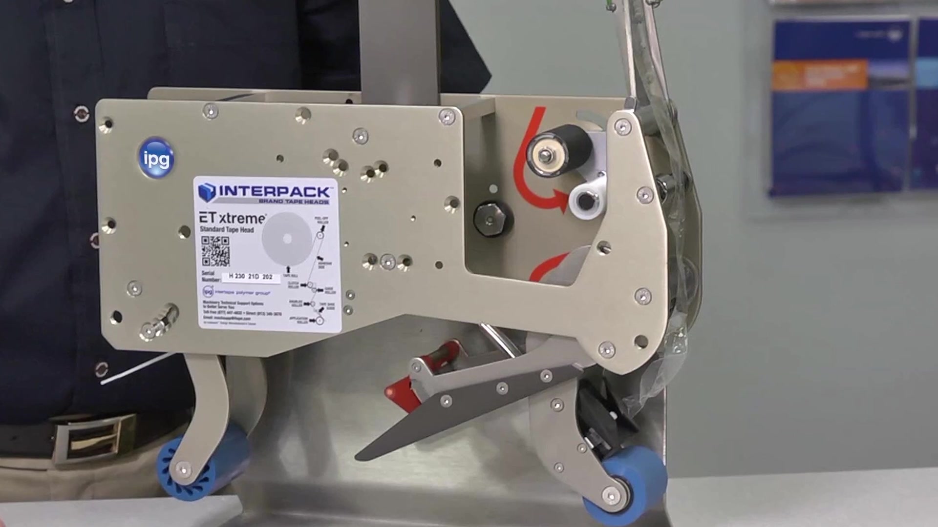 IPG's ET Xtreme™ Tape Head, for use in carton sealing machinery ...