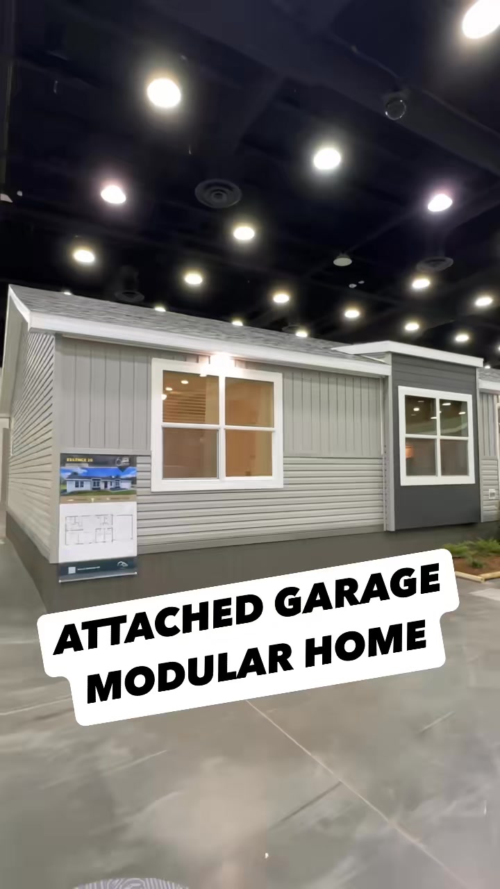 This NEW modular home is offered with a garage ready! This prefab house ...