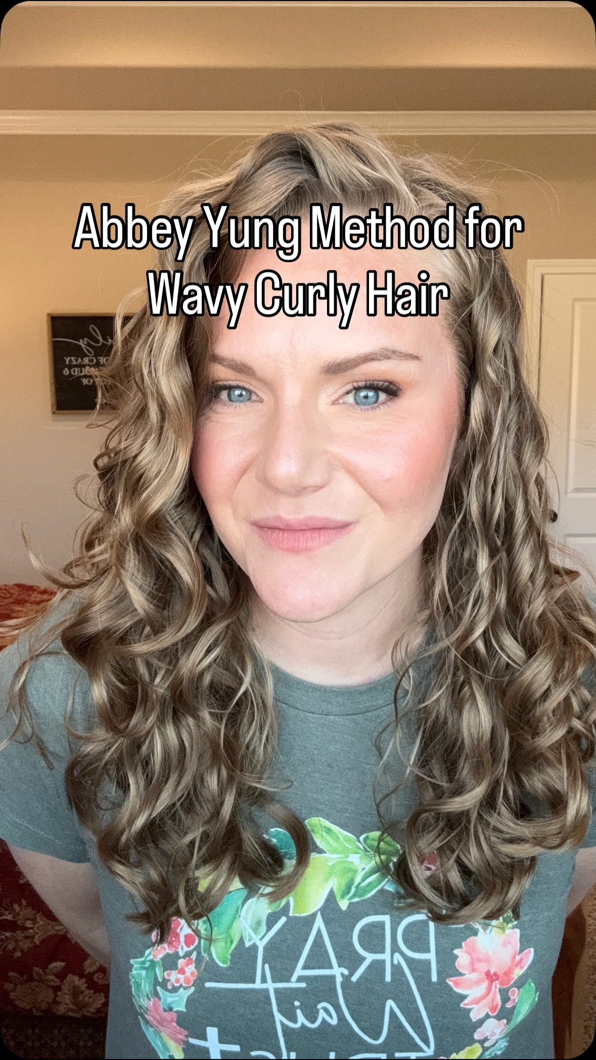I tried the Abby Young method… but I Swavy Curly Courtney–ified it. 🤠 I ...