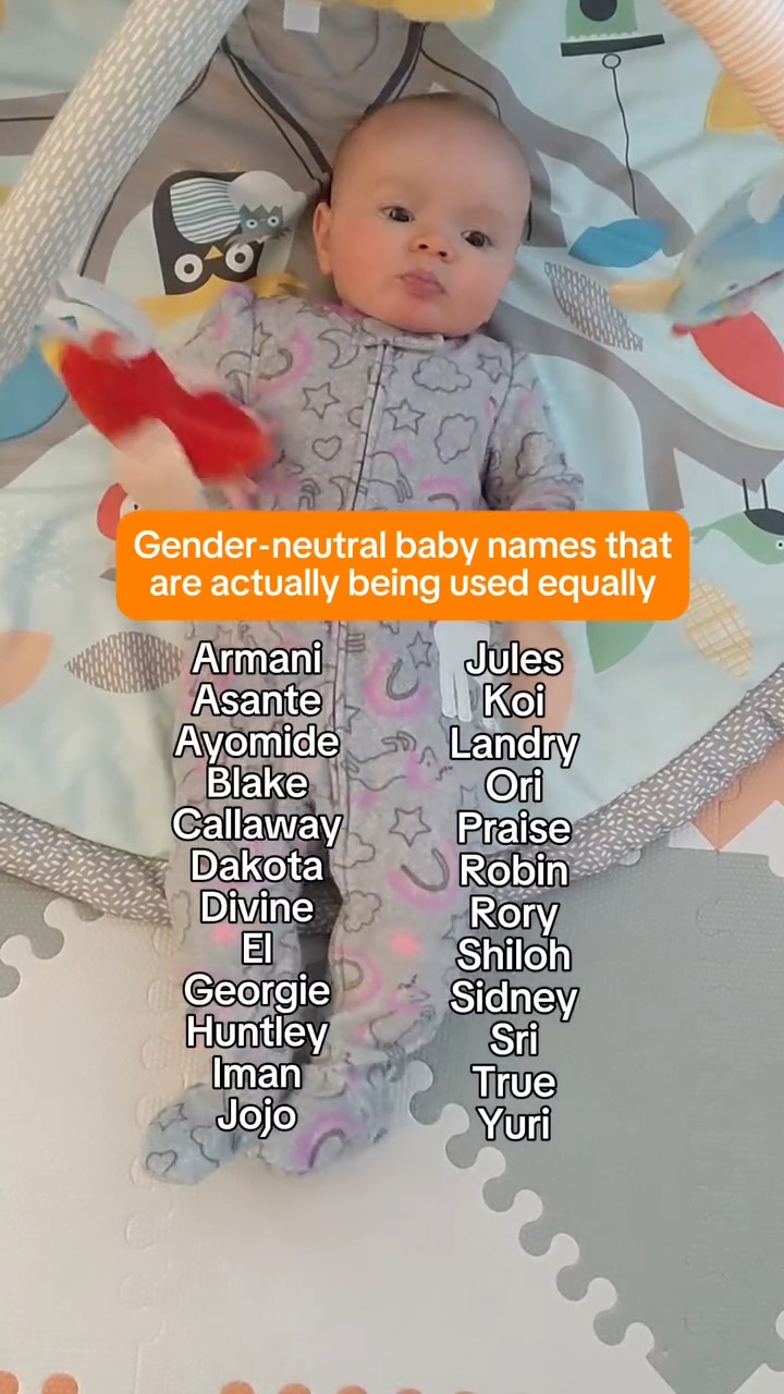 Gender-neutral baby names are having a moment ... but how many are ...