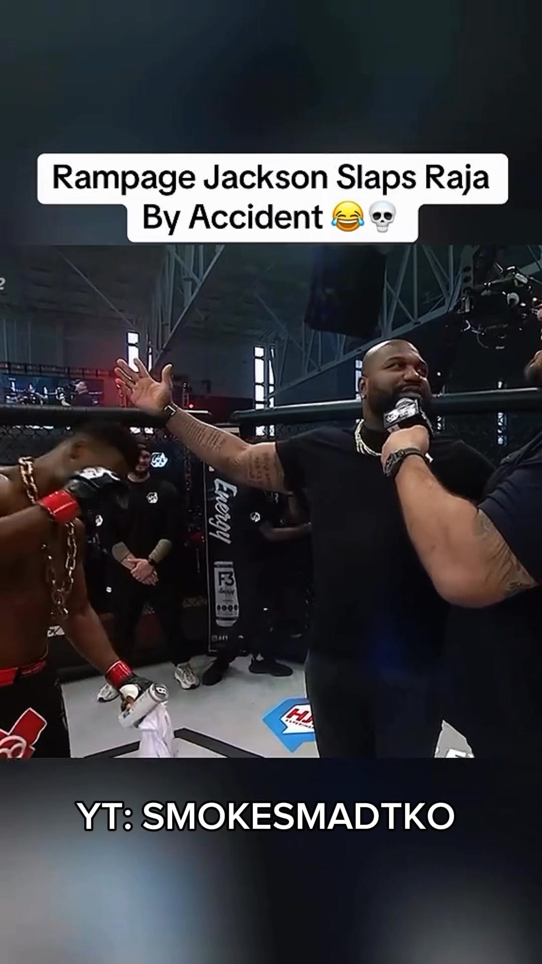 UFC LEGEND RAMPAGE JACKSON ACCIDENTALLY HIT HIS SON RAJA BY ACCIDENT 😳 ...