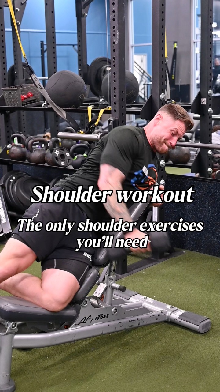 Shoulder workout 🔥☄️ Hit every head of your shoulders with these 4 ...