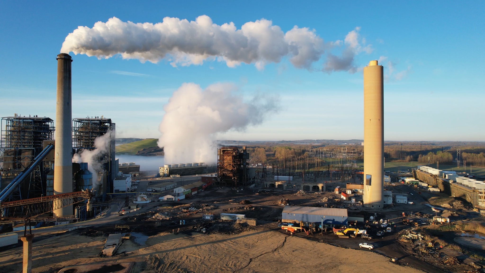 Big Rivers Electric Corporation imploded the boiler that once served ...