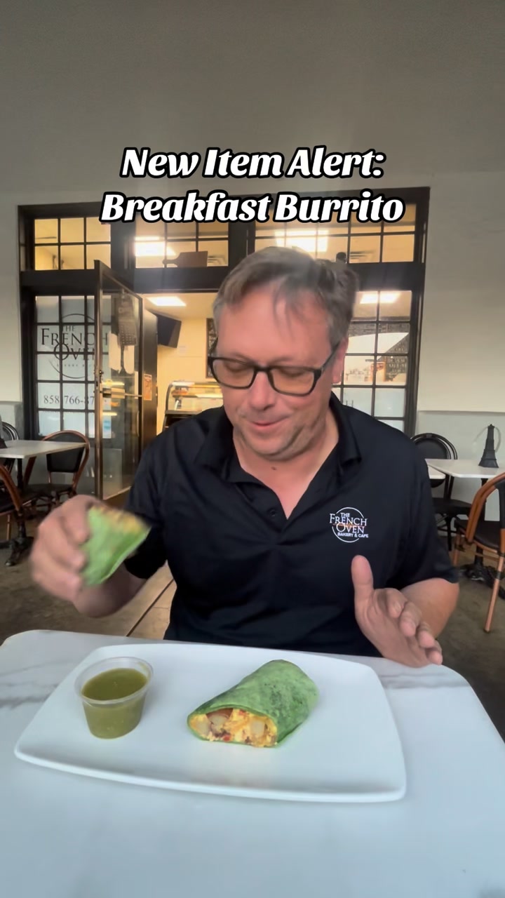 New Item Alert: Breakfast Burritos!! Comes with scrambled egg, cheddar ...