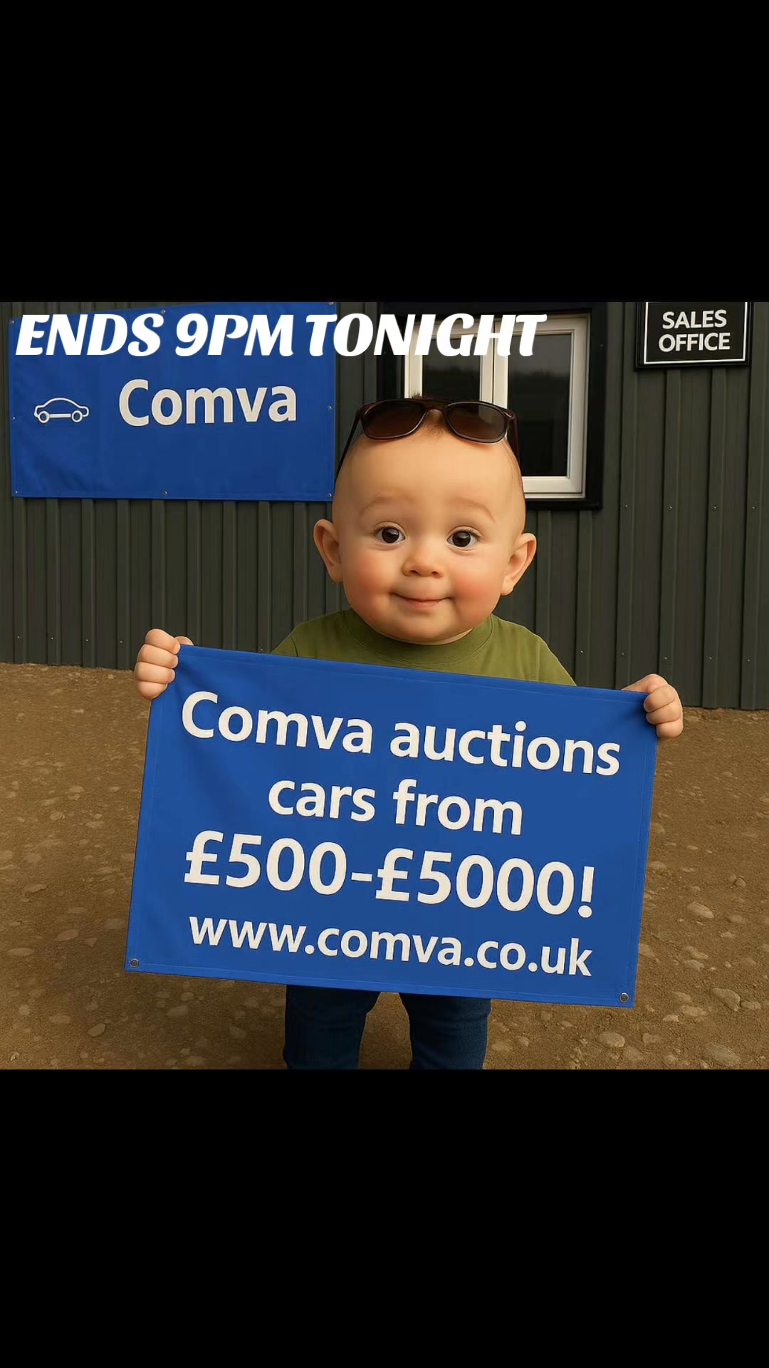 Don't forget auction ends tonight at 9pm!! Comva.co.uk #comvaauctions # ...