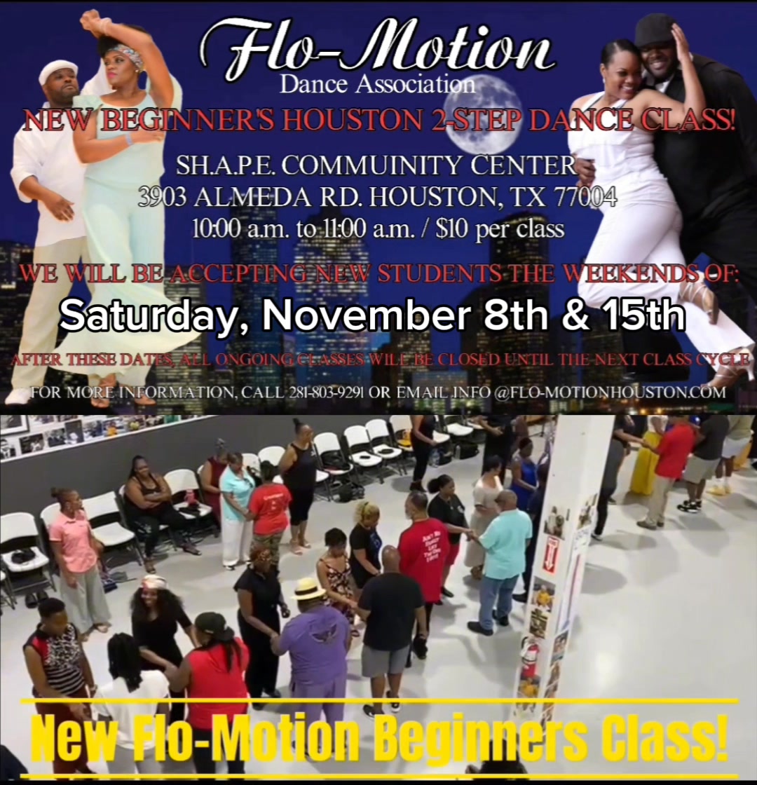 💥 Flo-Motion is starting a new beginners Houston 2-Step dance class!💥 ...