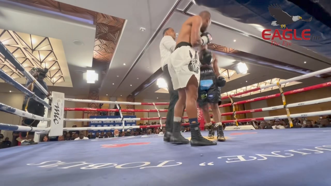Namibia’s Mateus Heita knocks out South African Thato Bonokoane to win ...