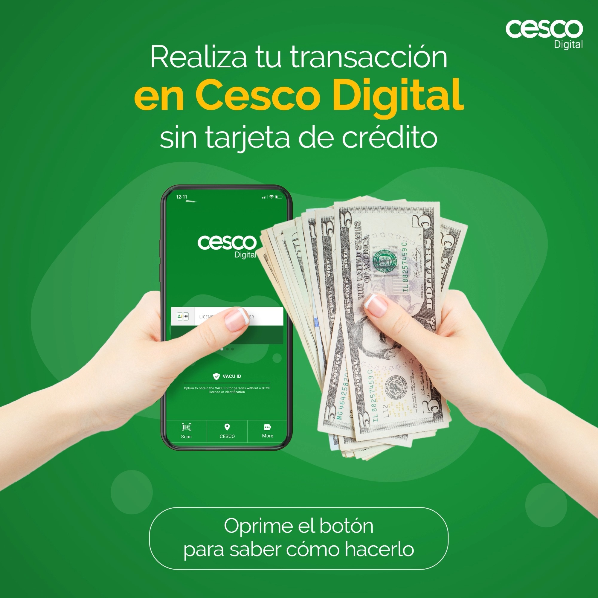 Renuva tu licencia de conducir en Cesco Digital SIN Tarjeta de Credito ...