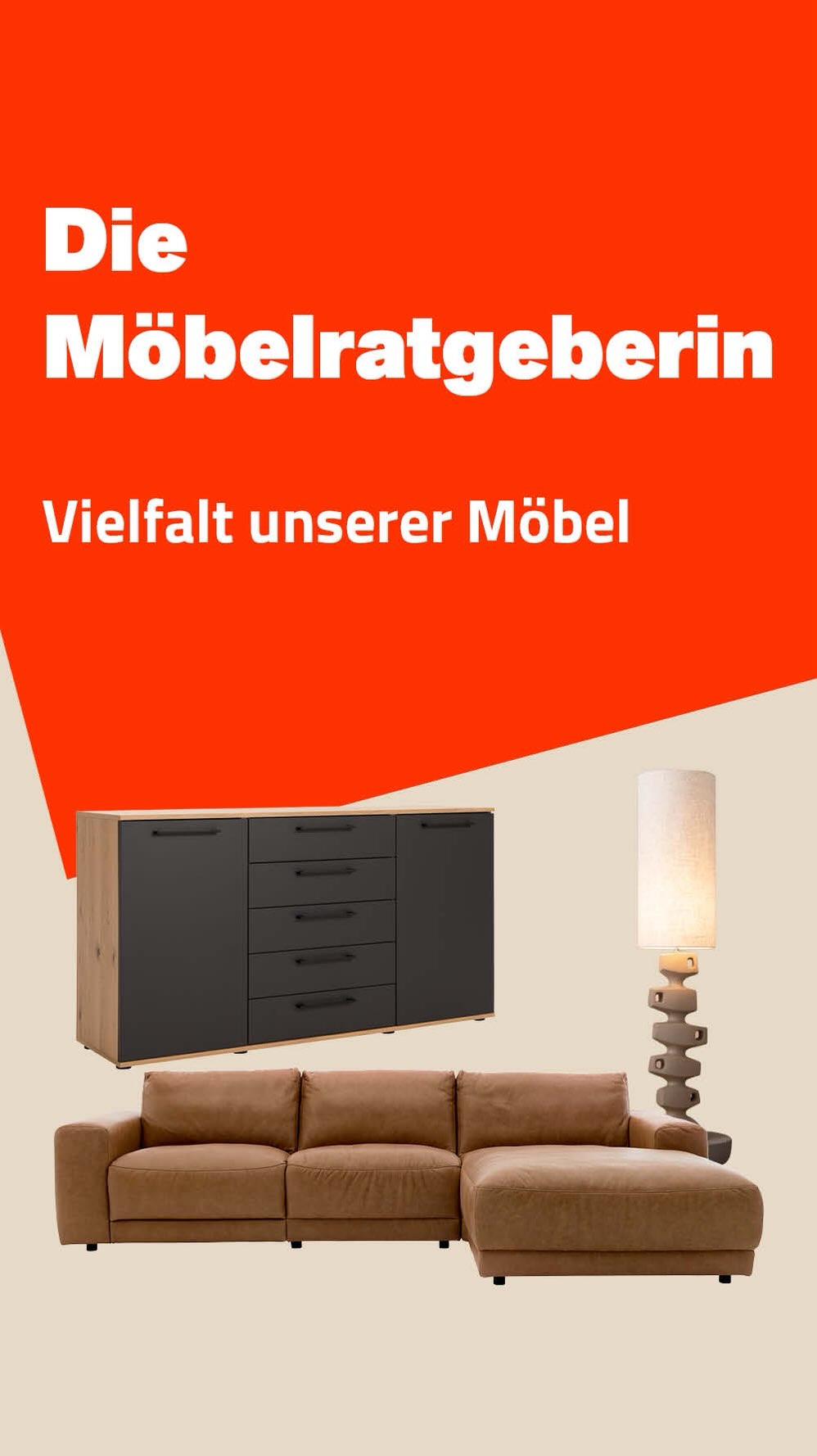 Was du bei uns siehst, ist oft nur der Anfang ✨ Viele Möbel gibt es in verschiedenen Stoffen, Farben und Ausführungen. Komm auf uns zu – wir gestalten dein Möbelstück passend zu deinem Zuhause.
