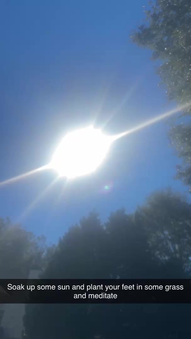 Get you some Vitamin D from the SUN and plate you feet in some grass ...