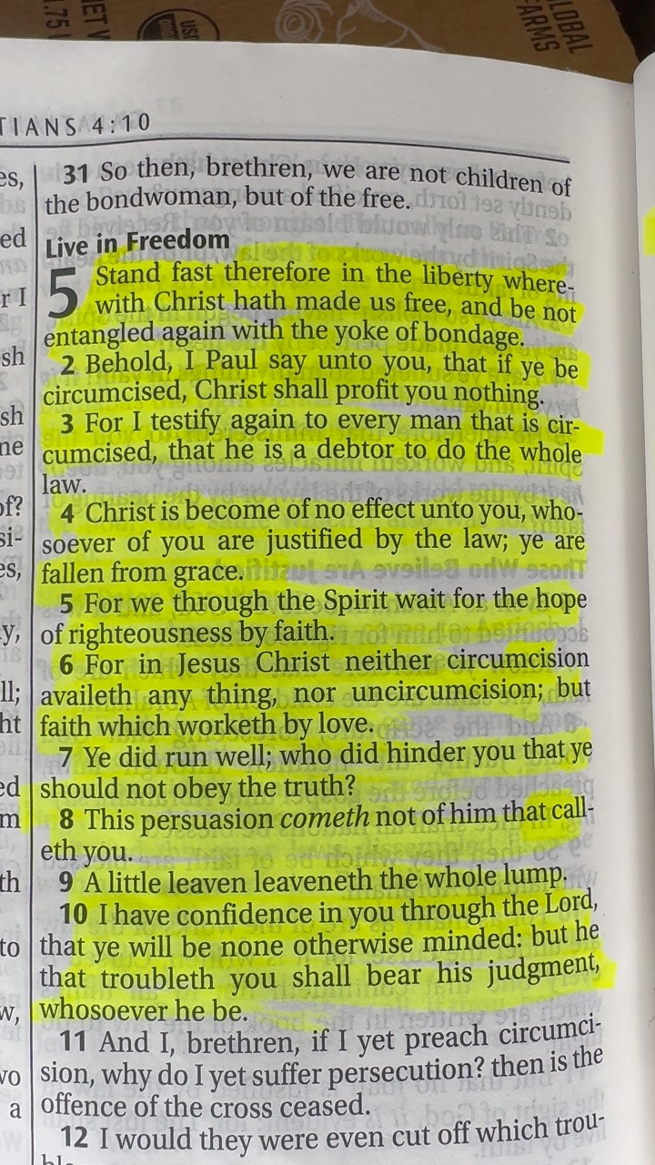 Live in Freedom , Christ has made us free. #dailybibleverse | Wendy ...