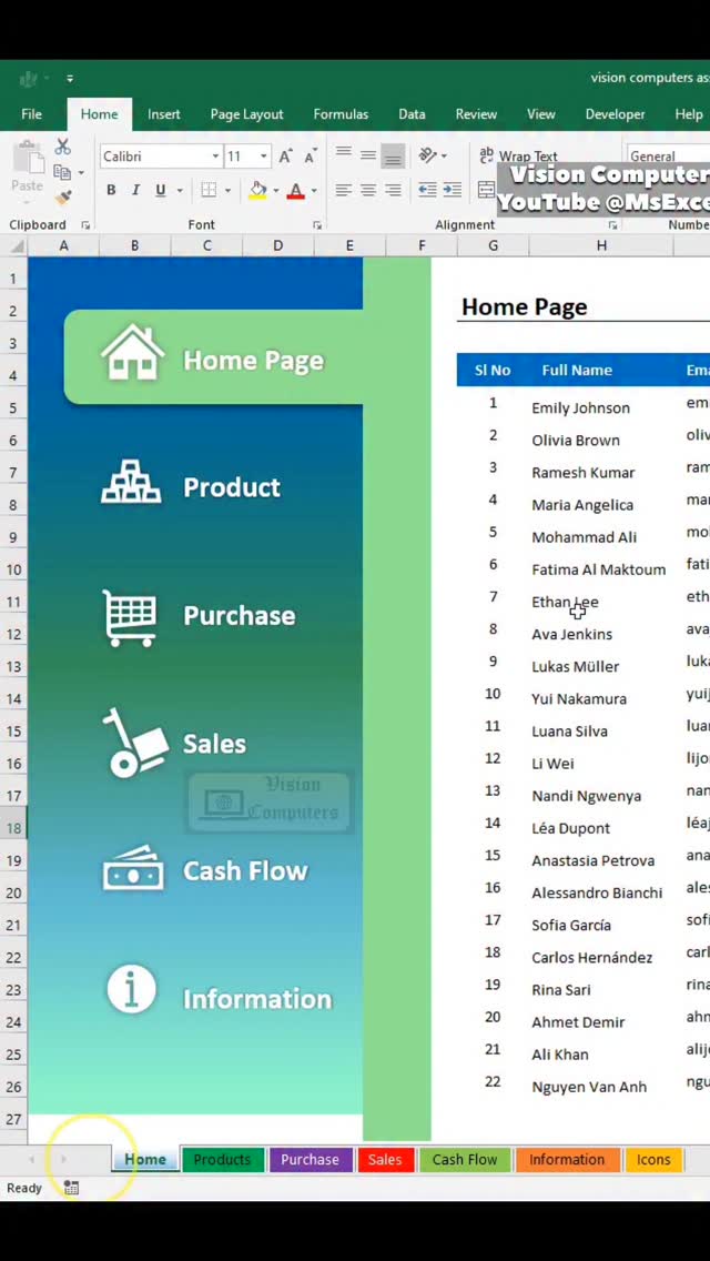 Excel Custom navigation bar trick 👌 Excel tips and tricks, MS Excel ...