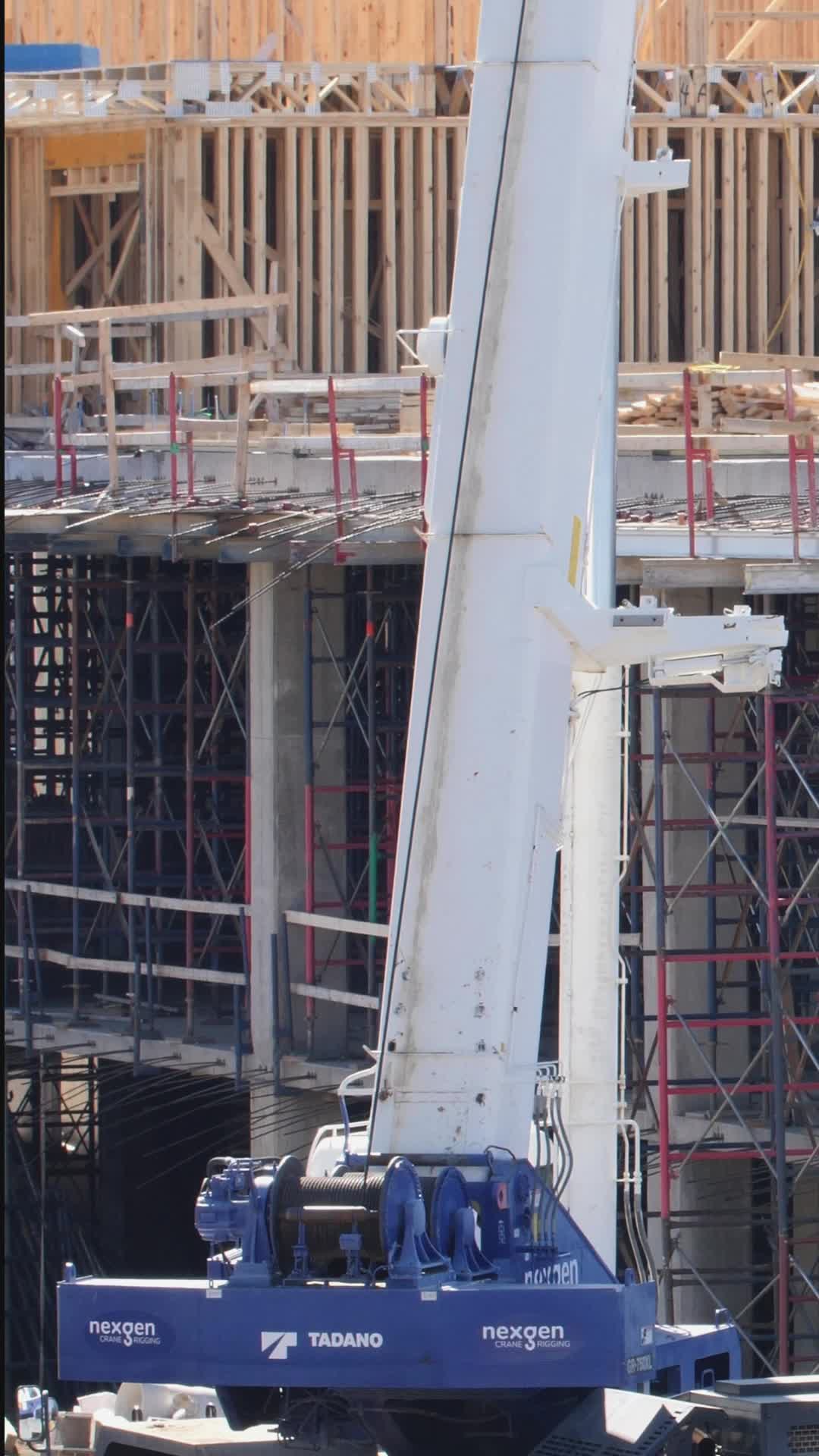 Crane word of the day: slewing. Slewing refers to the rotational ...