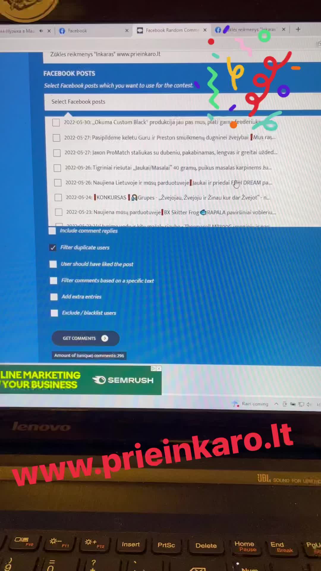 Žūklės reikmenys 