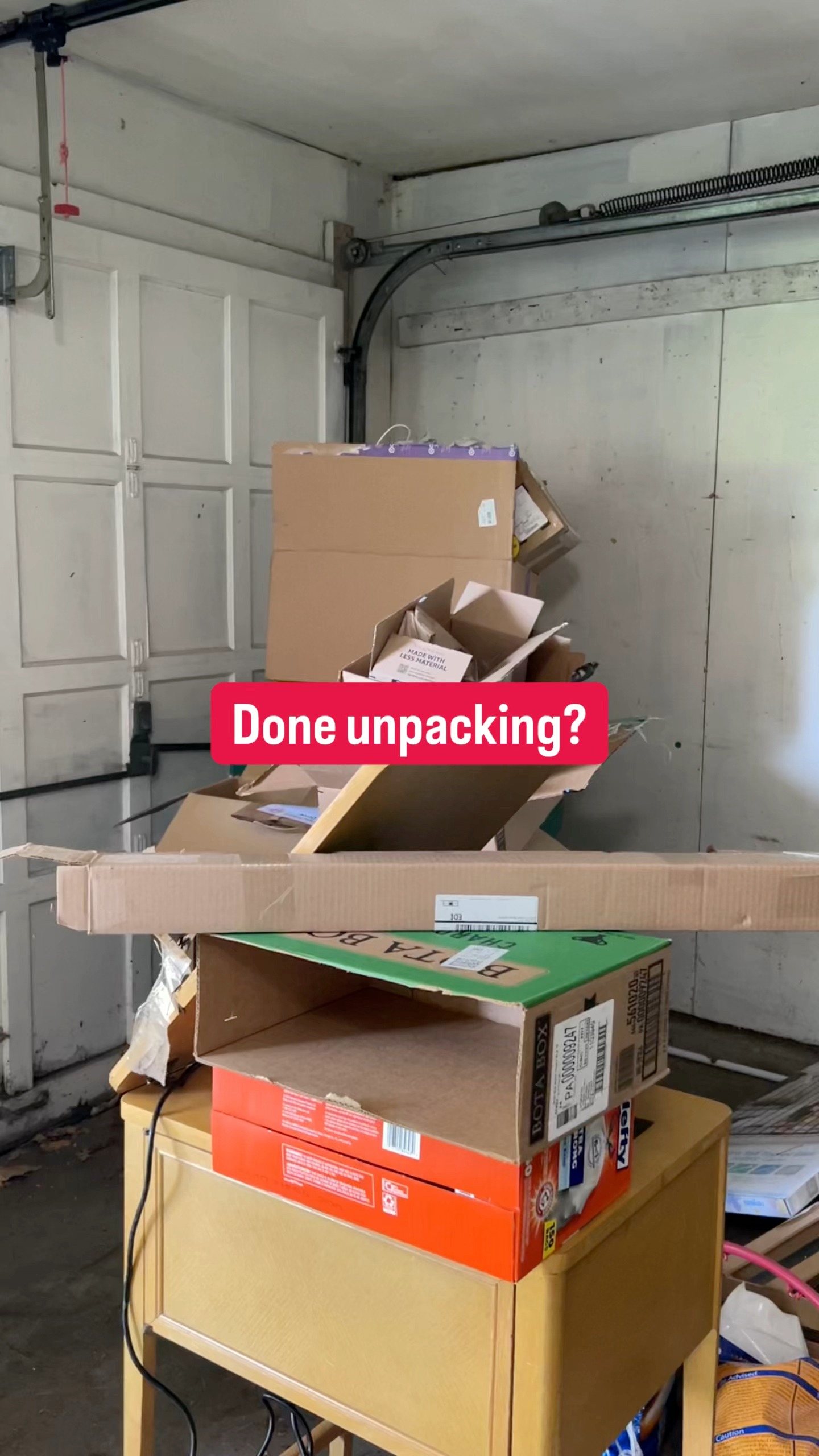 Did you just move in? We'll haul away all the boxes and packing ...