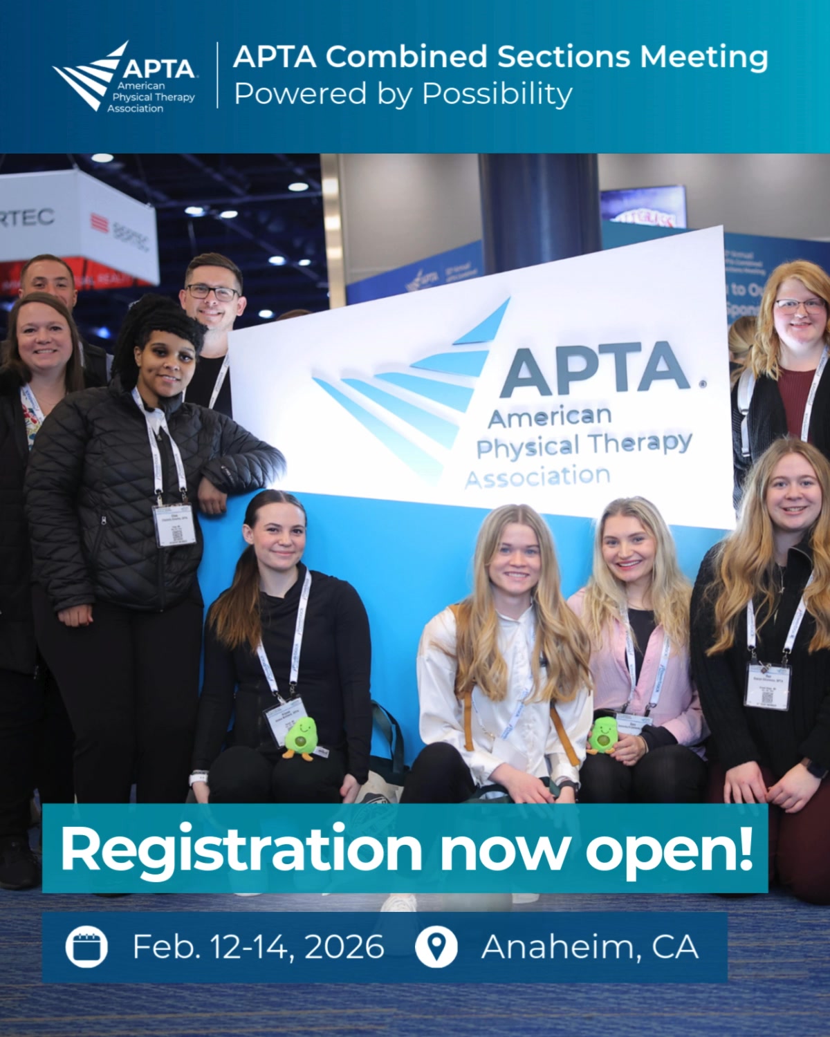 APTA CSM registration is now open! 🎉 You asked, we delivered. From ...
