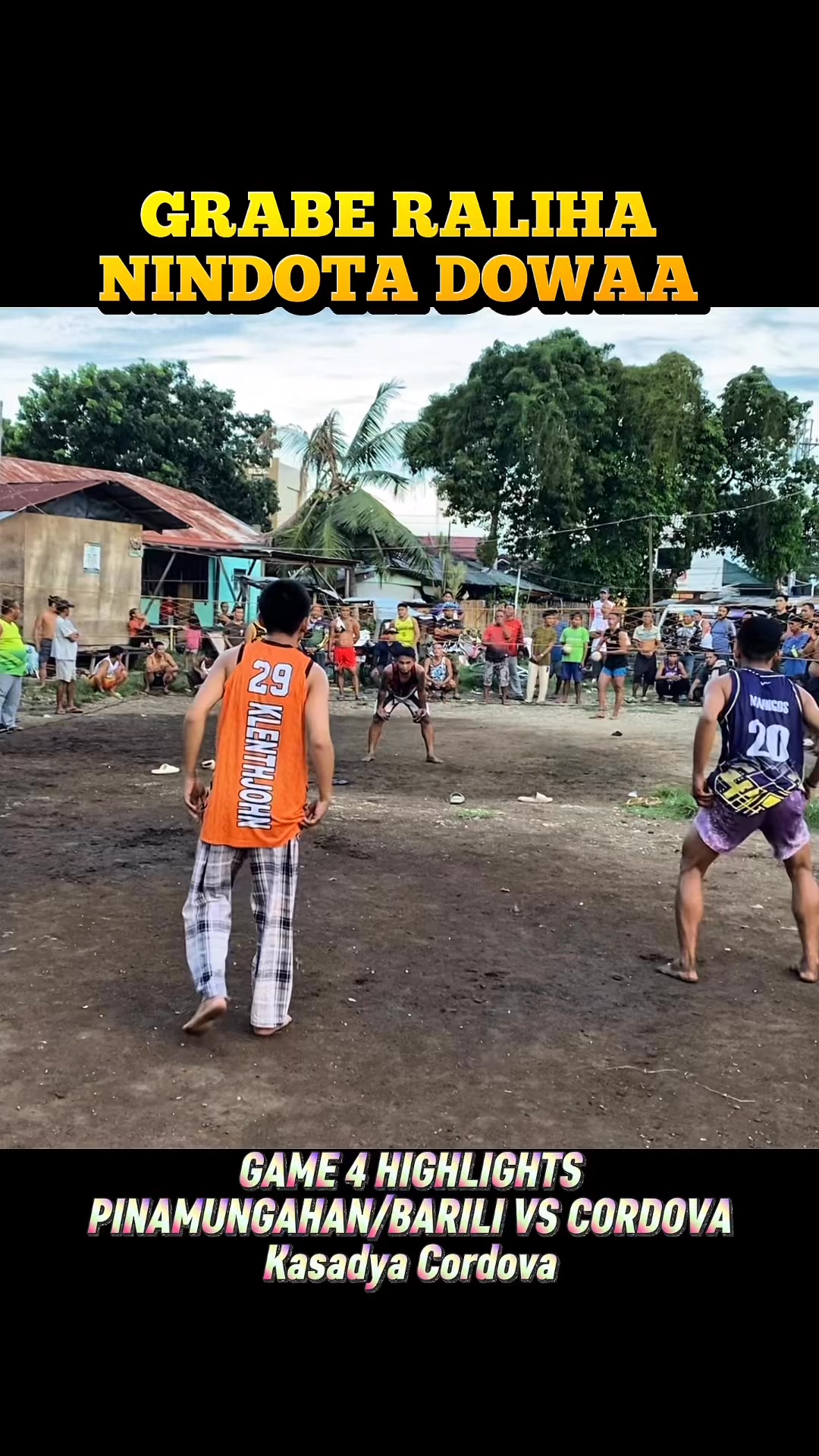 GRABE RALIHA NINDOTA DOWAA😱 Game4 Highlights PINAMUNGAHAN/BARILI VS ...