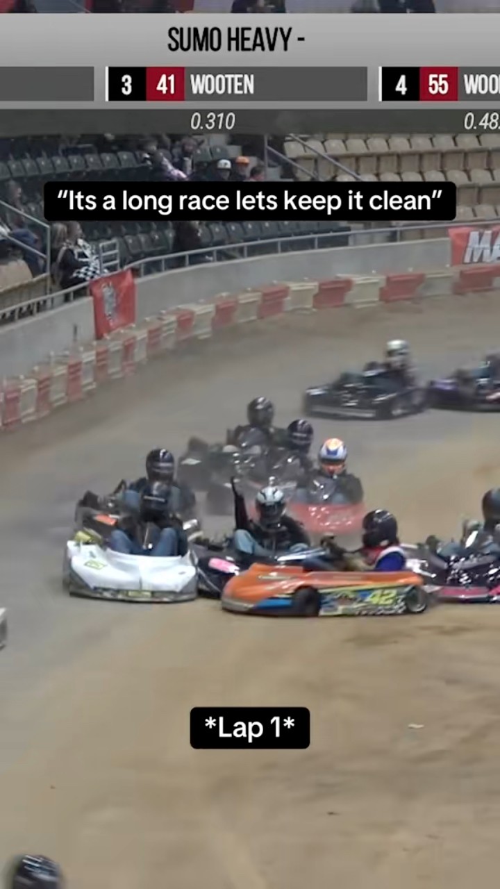 “Its a long race lets keep it clean” • Catch all the action on PitRow ...