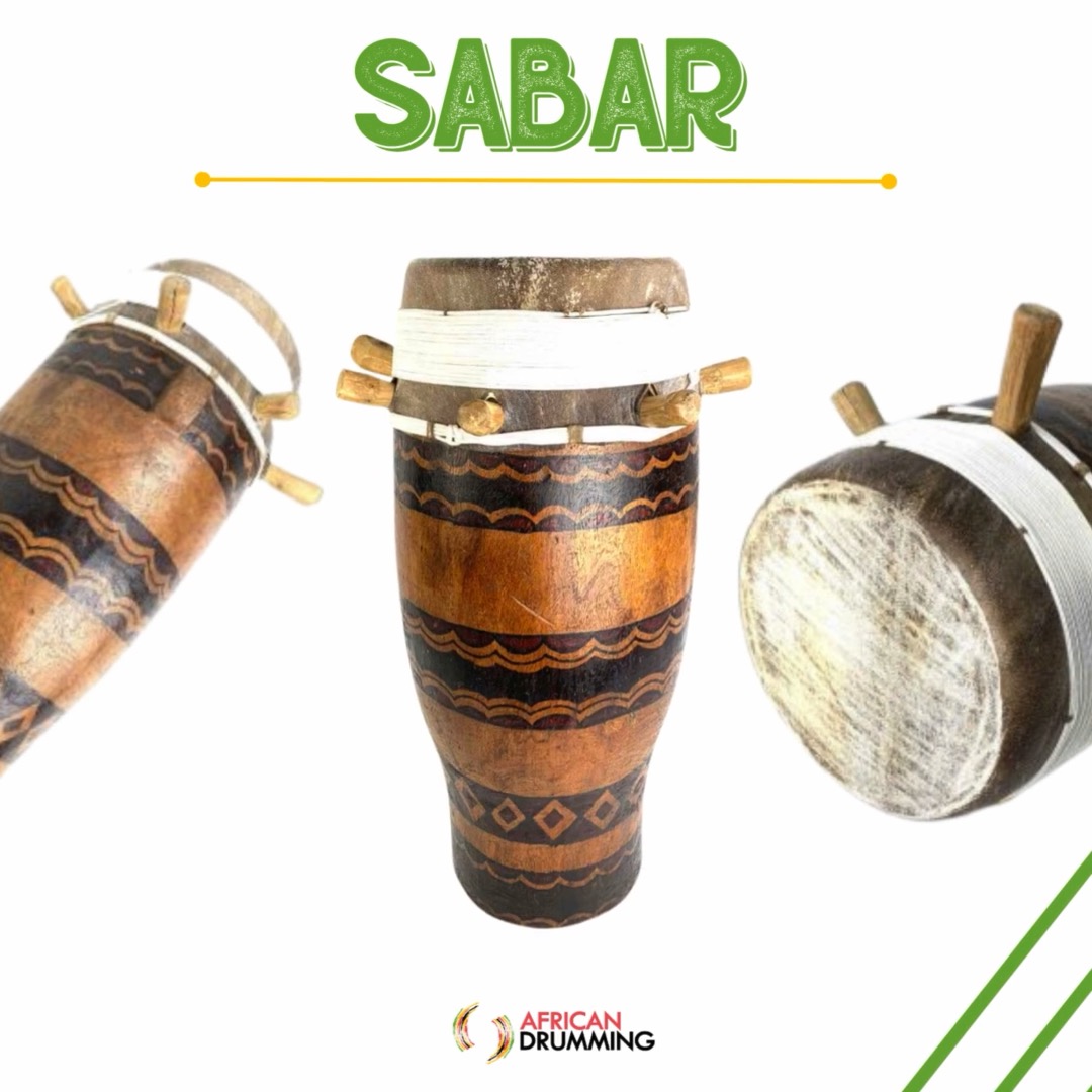 The Sabar drum: Zero chill, full power. Played with one hand and