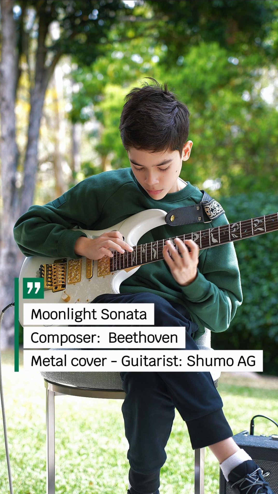 Moonlight Sonata by Beethoven (Part 1) Metal cover - Guitarist: Shumo ...