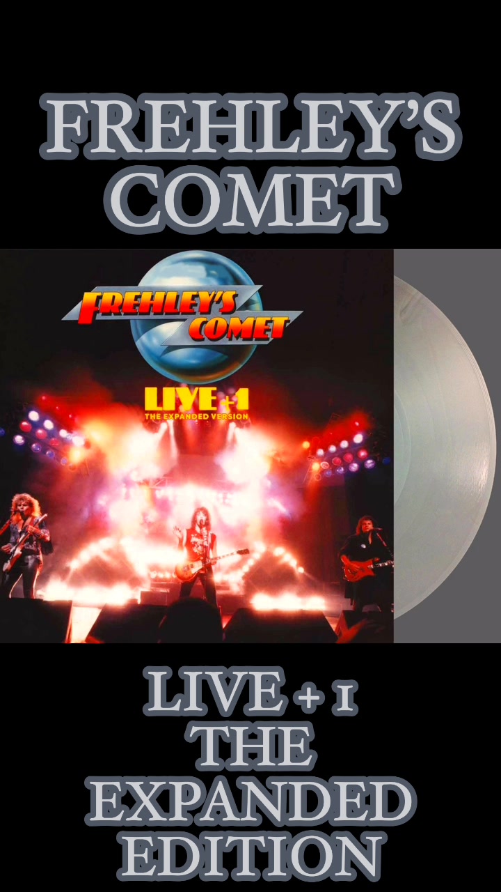 ACE FREHLEY- FREHLEY'S COMET Live + 1 Expanded New Metallic Silver