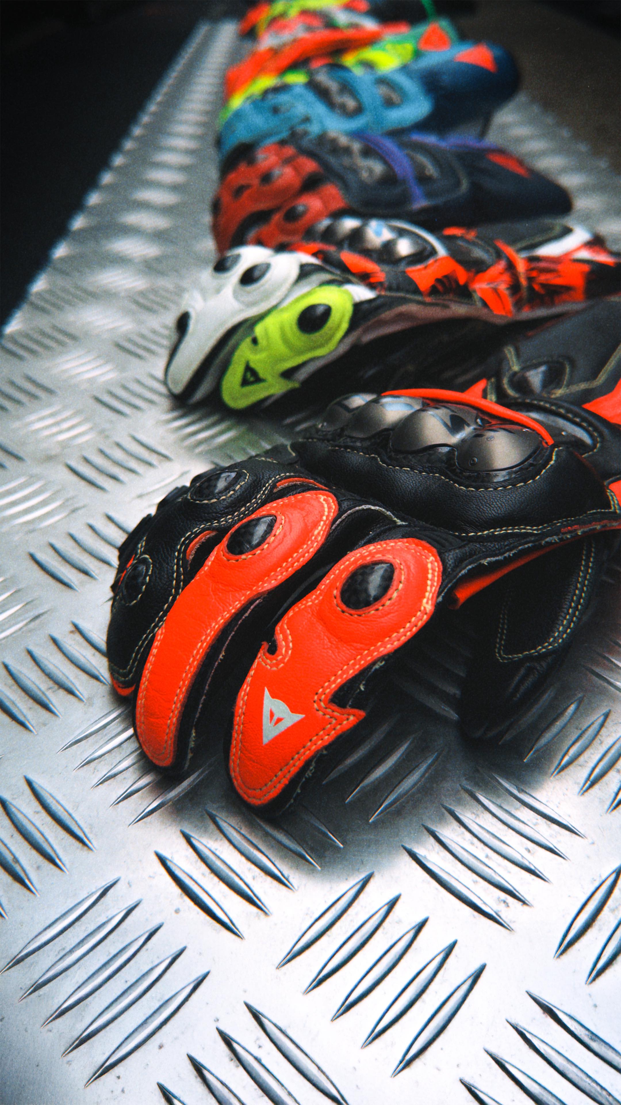 The iconic Full Metal gloves. MotoGP hand protection, designer for the ...