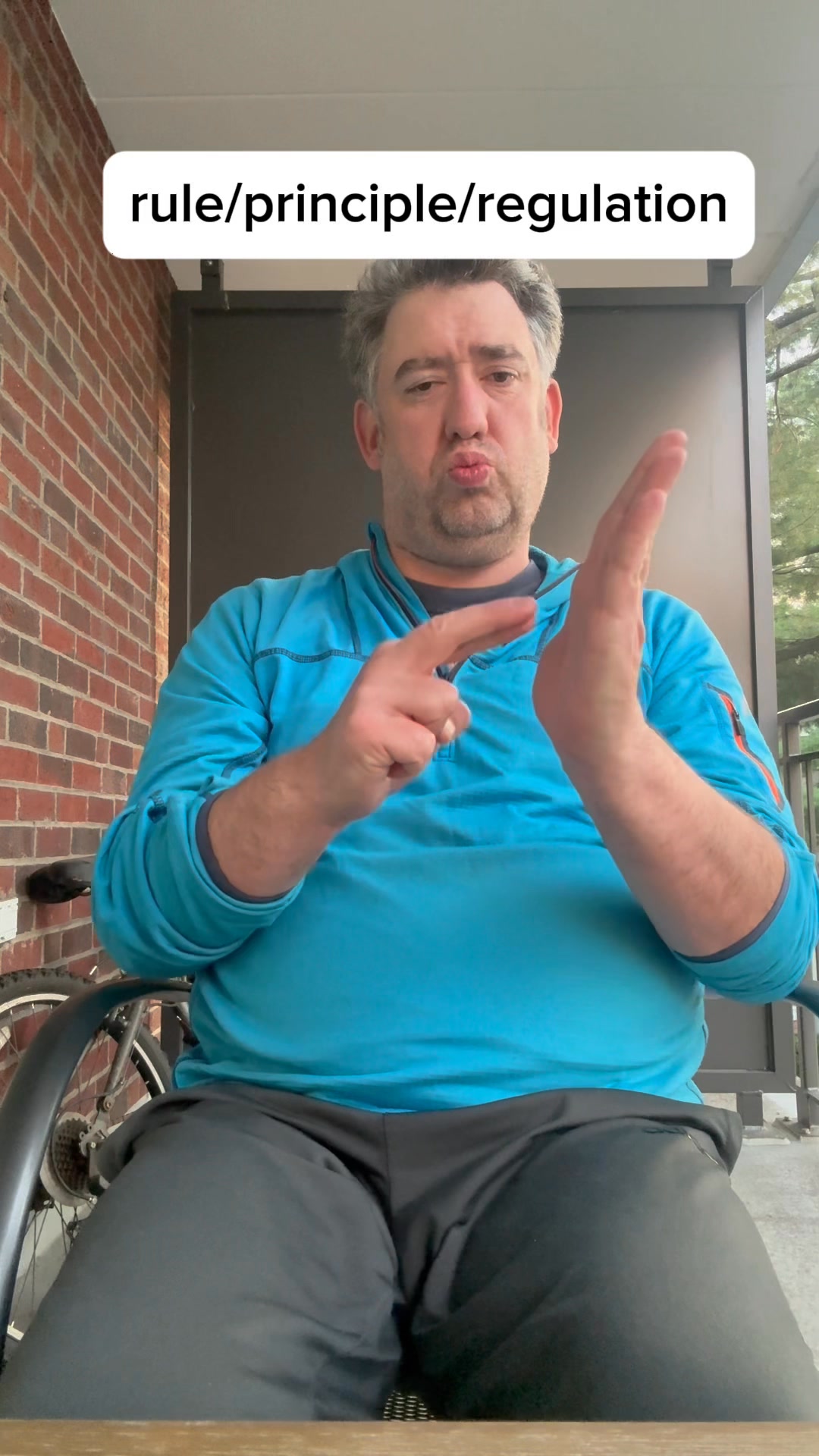 ASL sign for law/legal and rule/principle/regulation / Learn ASL #law # ...