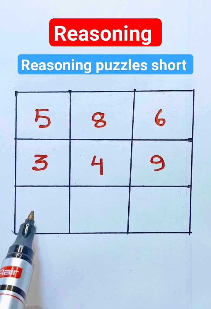 Reasoning puzzle short. #reels #fbreels #reasoning #viral #Reasoning # ...