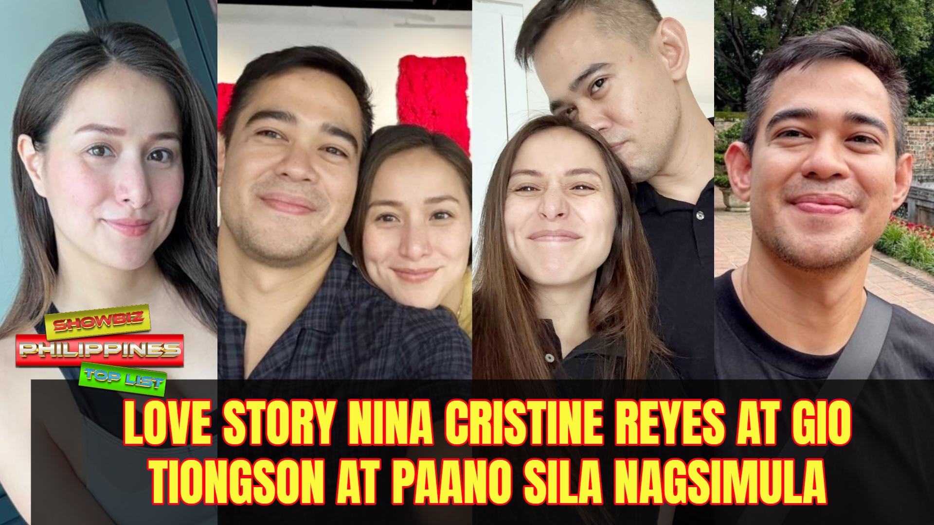 Love story nina Cristine Reyes at Gio Tiongson at paano sila nagsimula ...