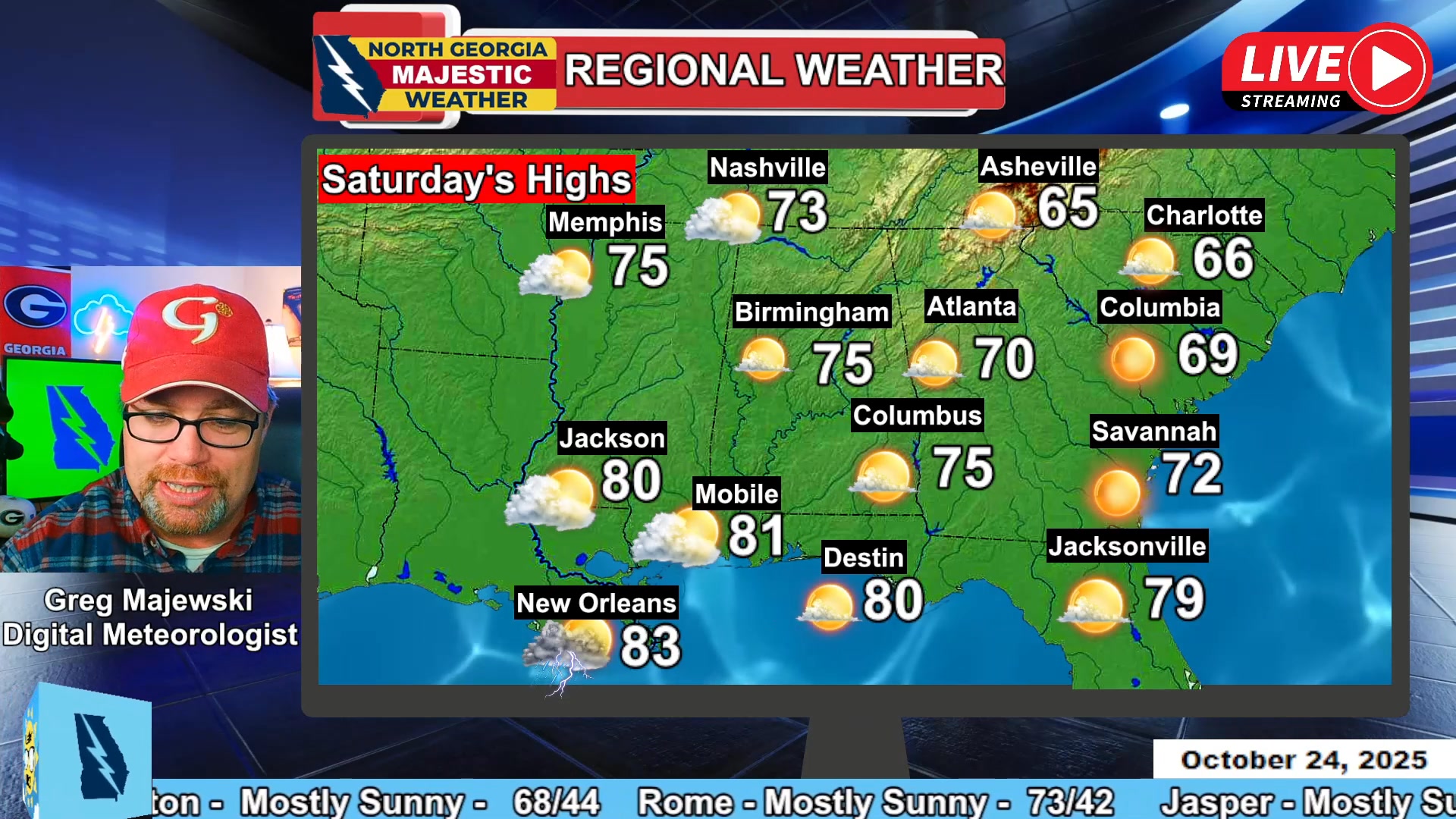 It is looking like a 50-50 weekend ahead for us NORTH GEORGIA! Check ...