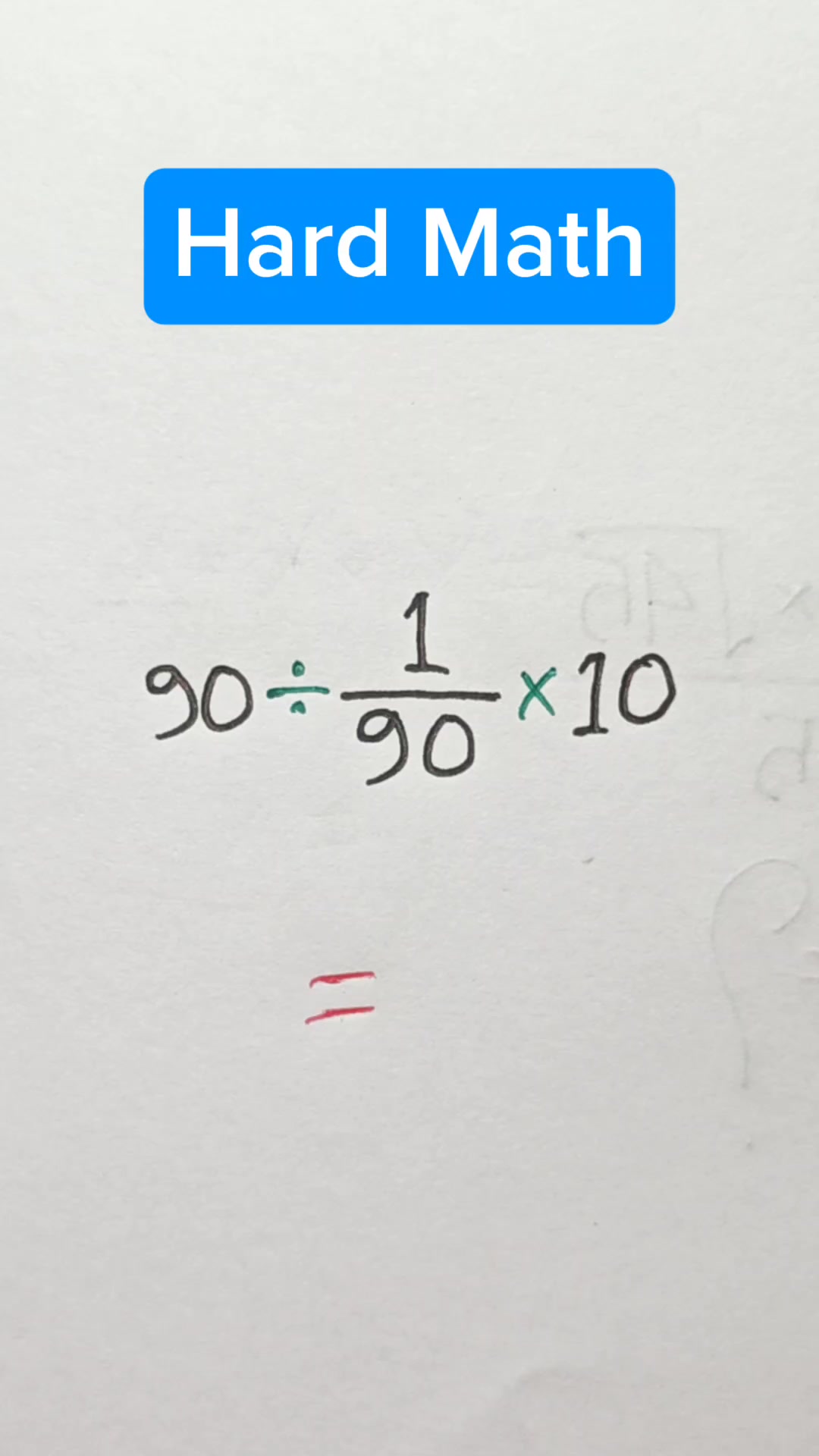 1 minute Hard Math Test 💯.. can you solve this!! #iqtestextend # ...
