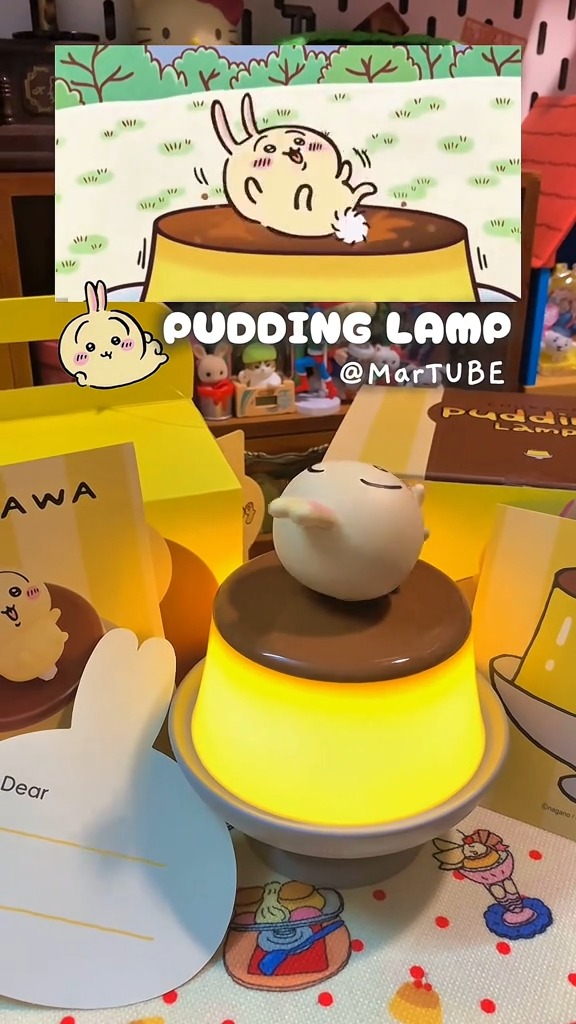 Obsessed with this pudding lamp 📣💖🍮Usagi is so cute~！ #martube #lamp # ...