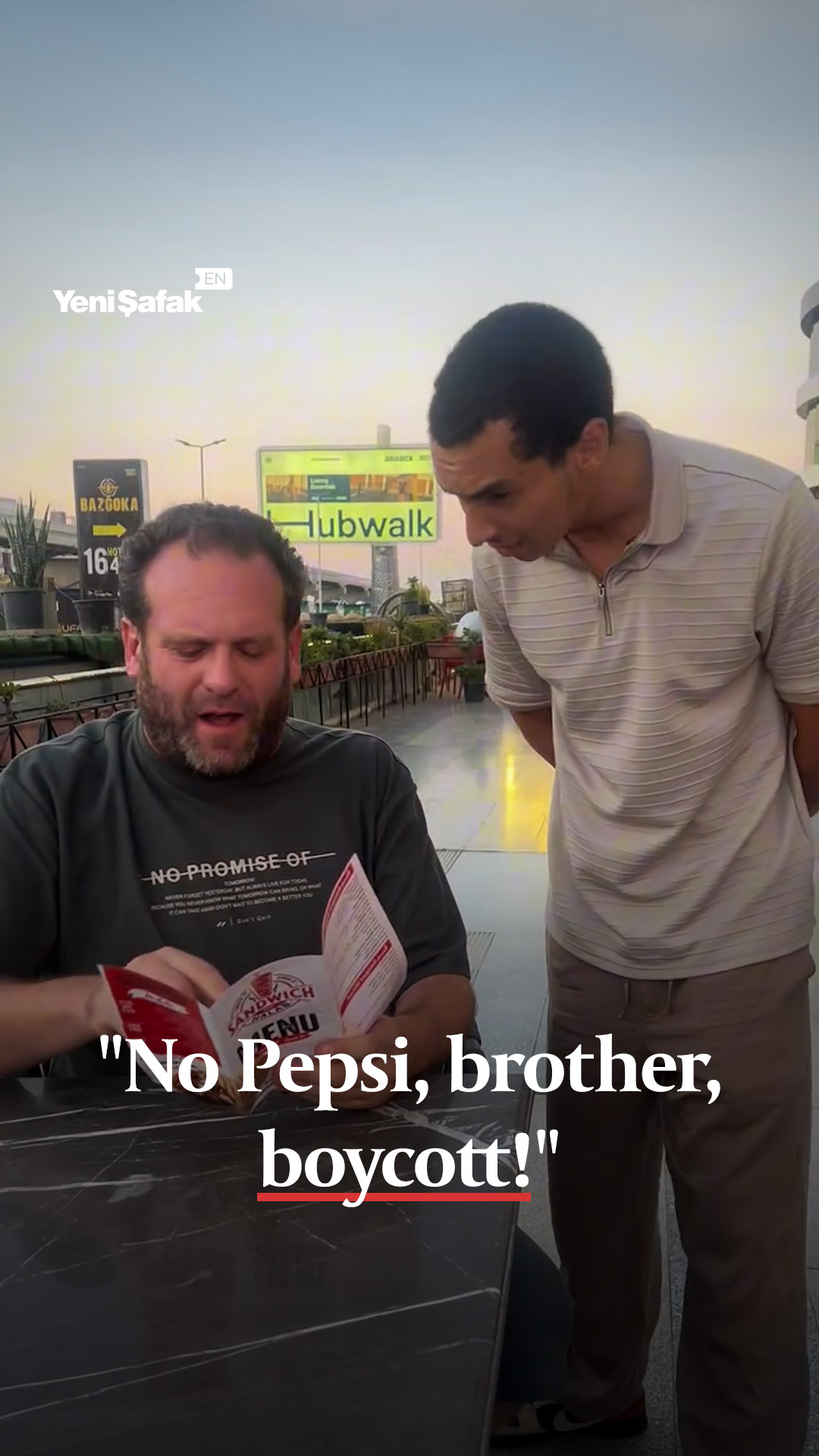 American Jewish actor Jacob Berger visited an Egyptian café and, while ...