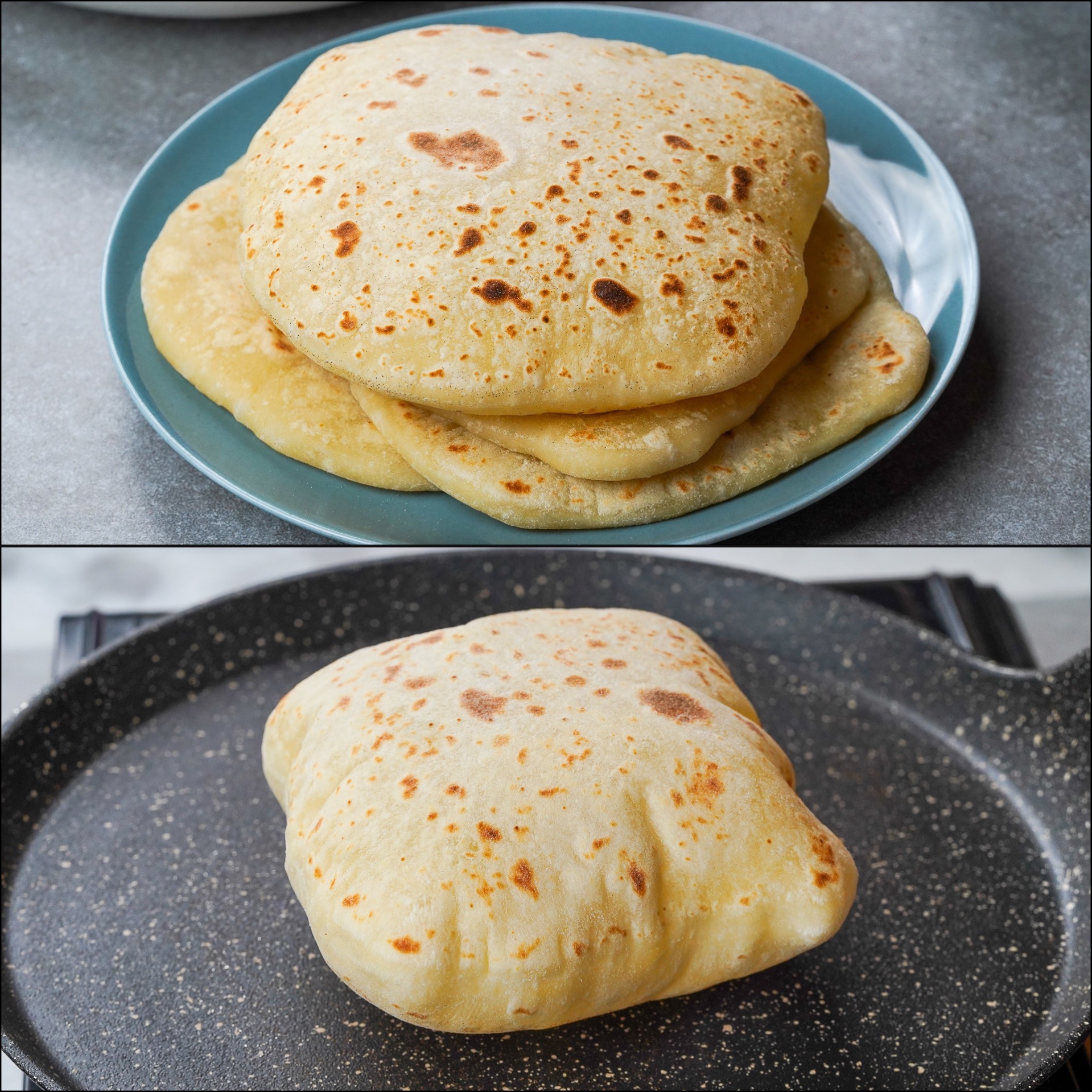 Homemade Dahi & Cheese Roti Recipe | Super Fluffy & Soft Cheese Yogurt ...